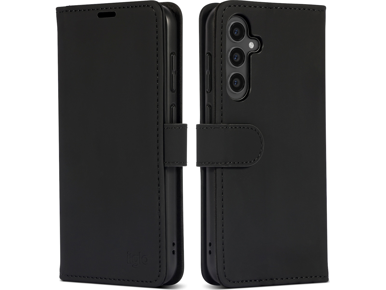 iiglo Galaxy S23 FE Lommebokdeksel (sort) Mobildeksel
