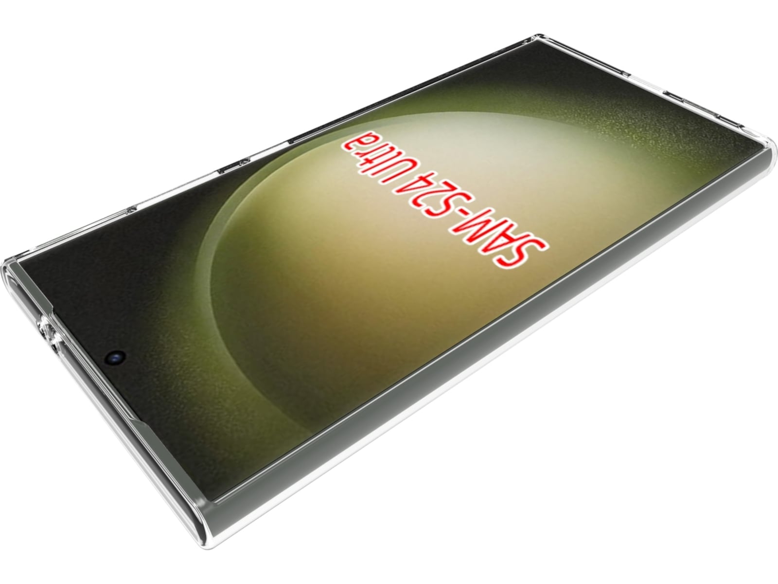 iiglo Galaxy S24 Ultra Silikondeksel (gjennomsiktig) Mobildeksel