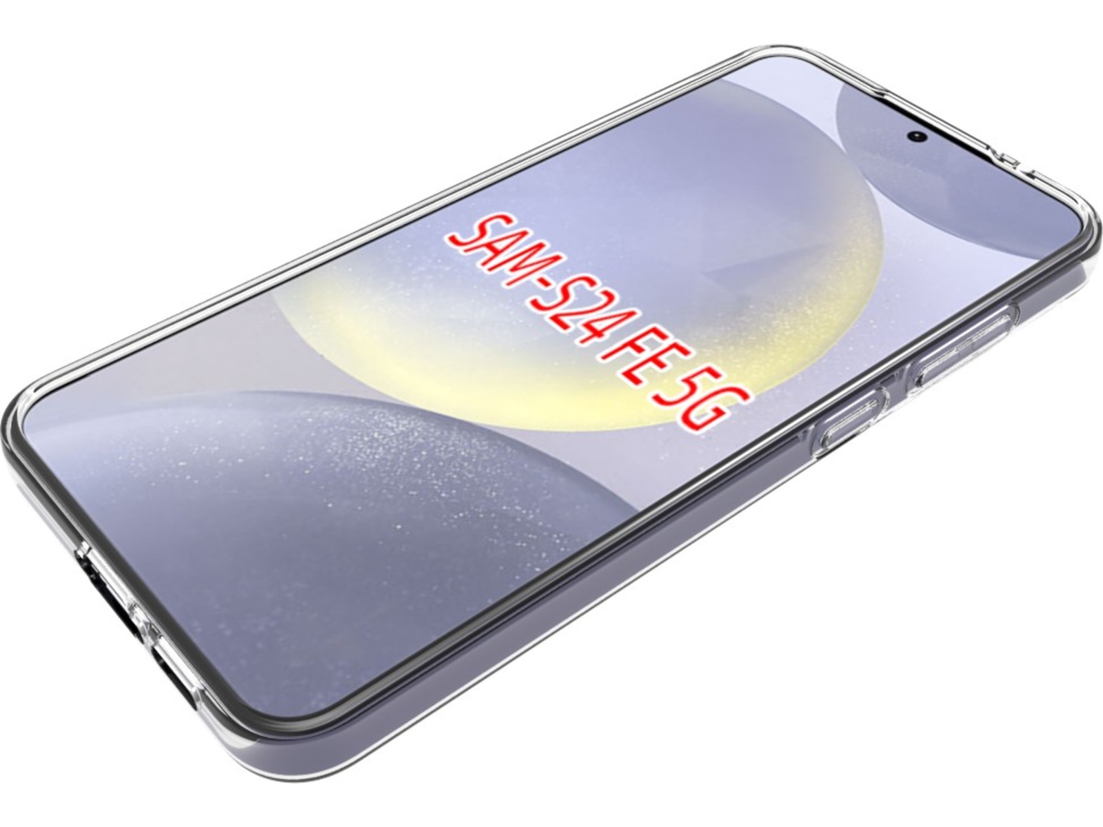 iiglo Galaxy S24 FE Silikondeksel (gjennomsiktig) Mobildeksel