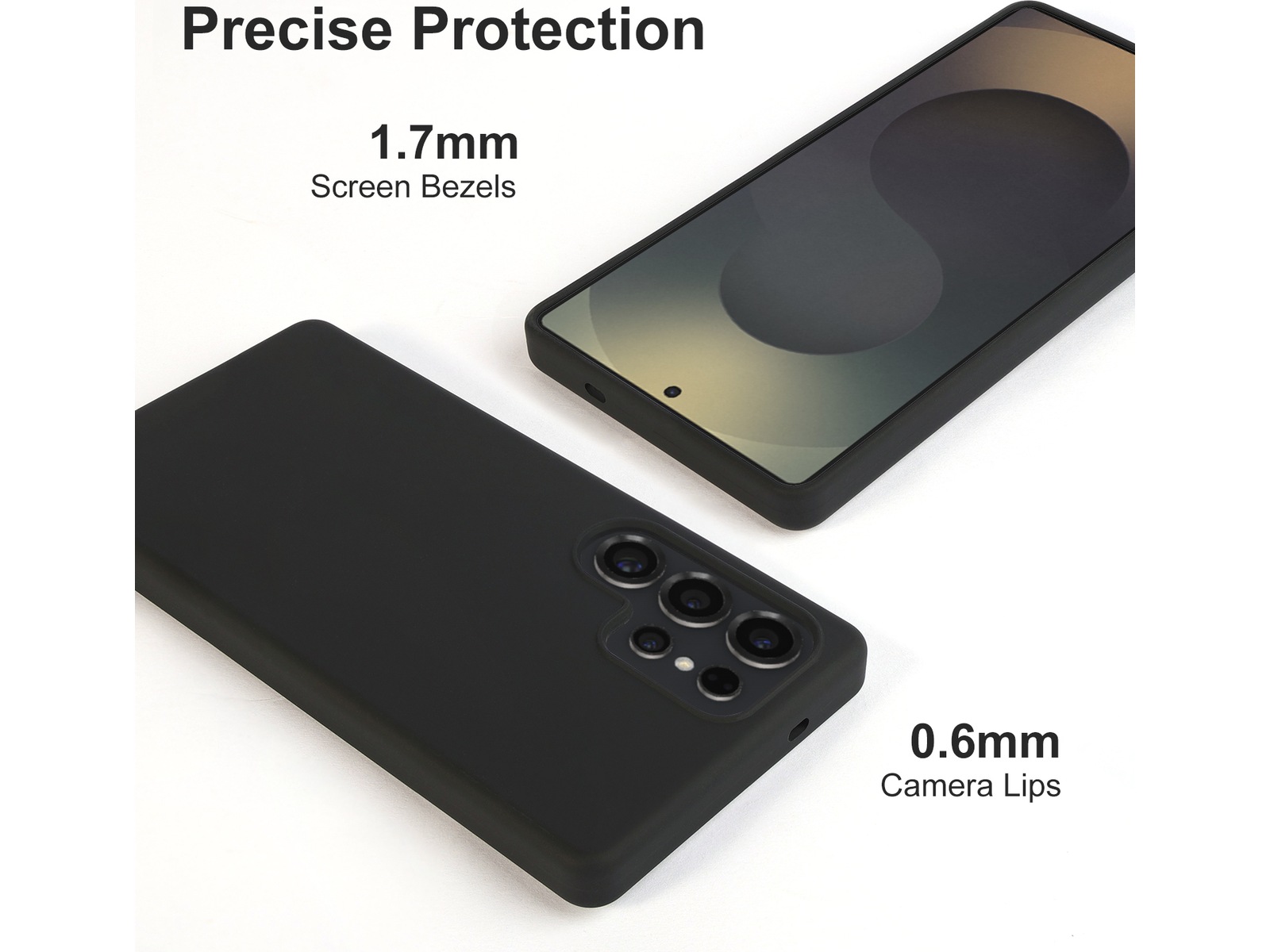 iiglo Galaxy S25 Ultra deksel (sort) Mobildeksel