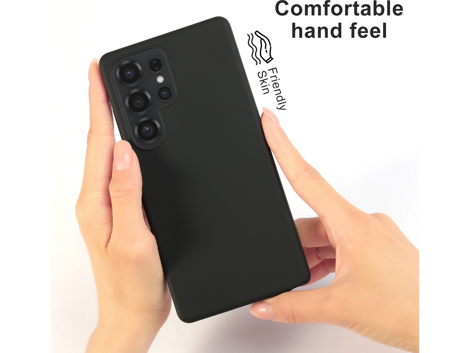 iiglo Galaxy S25 Ultra deksel (sort) Mobildeksel