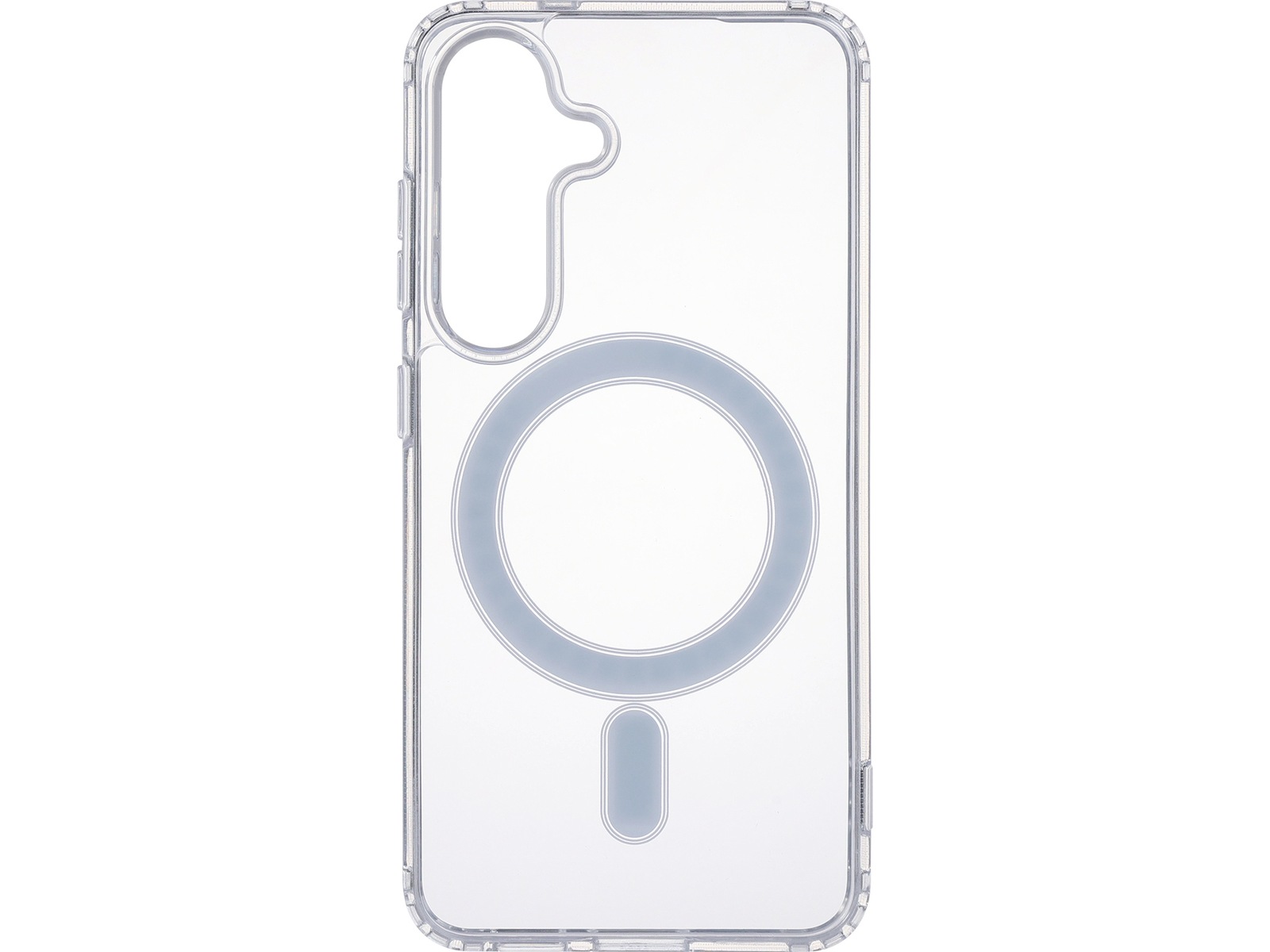 iiglo Galaxy S25 Magnetic Silikondeksel (gjennomsiktig) Mobildeksel