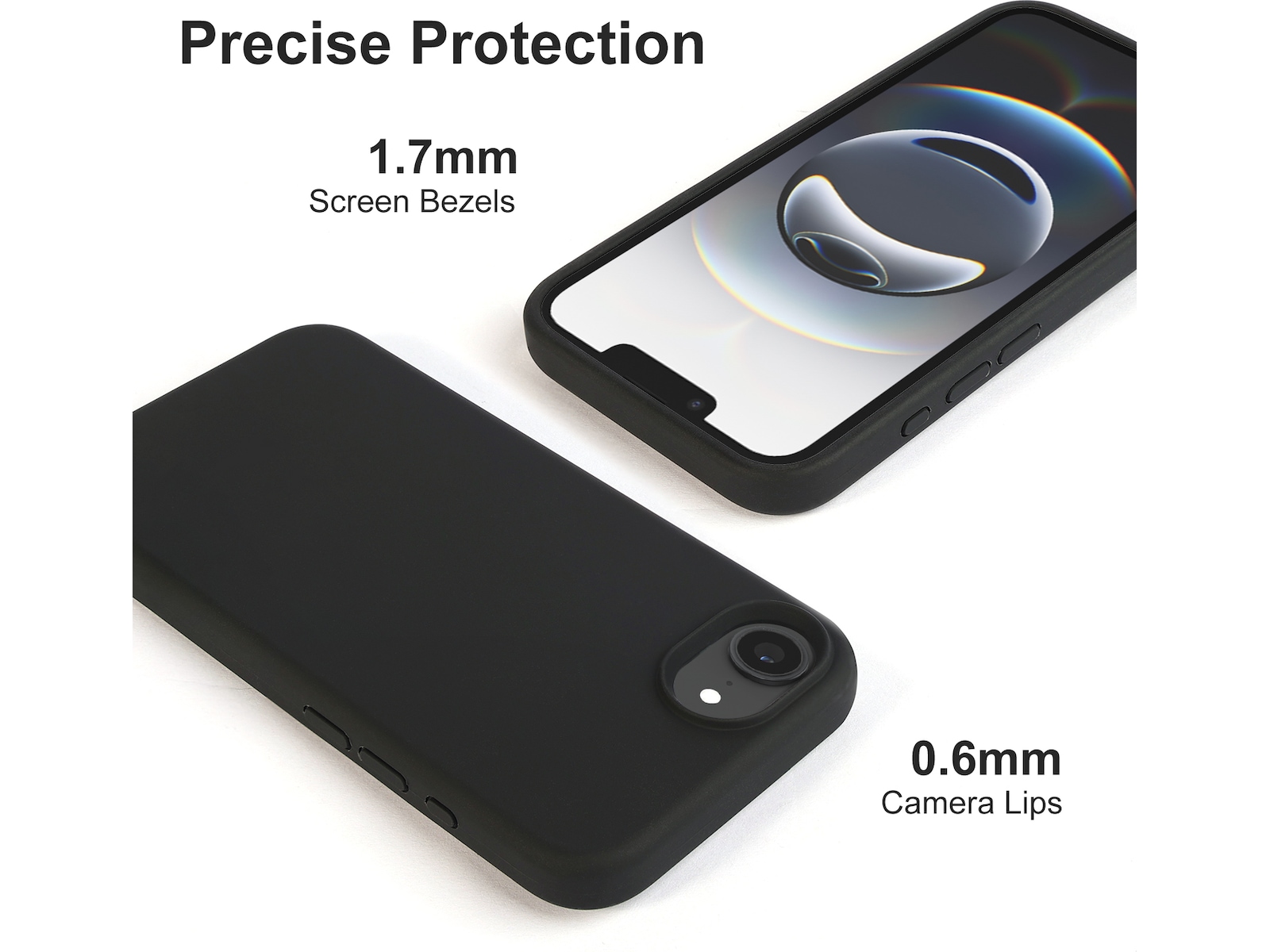 iiglo iPhone 17e / 16e Magnetic deksel (sort) Mobildeksel