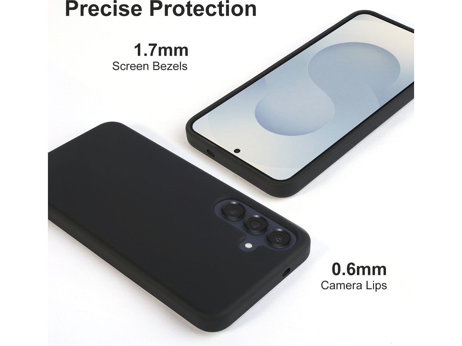 iiglo Galaxy S25+ Magnetic deksel (sort) Mobildeksel