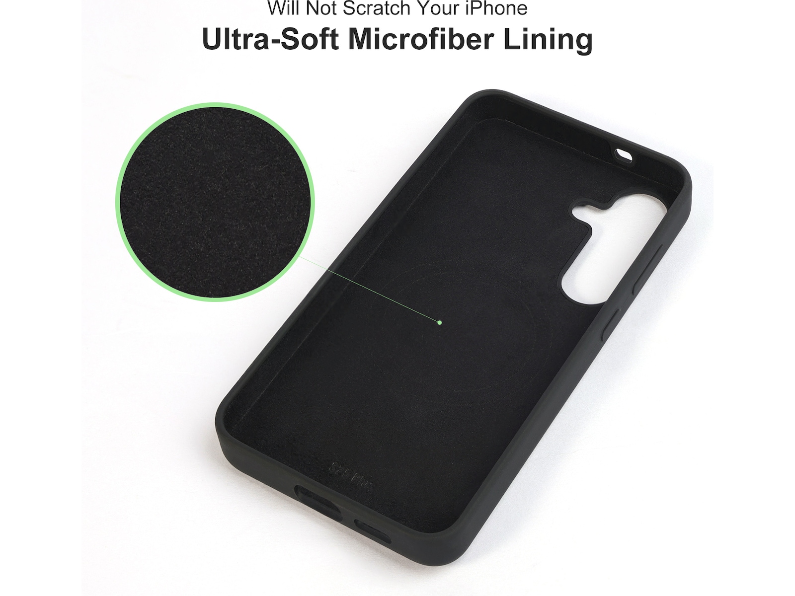 iiglo Galaxy S25+ Magnetic deksel (sort) Mobildeksel