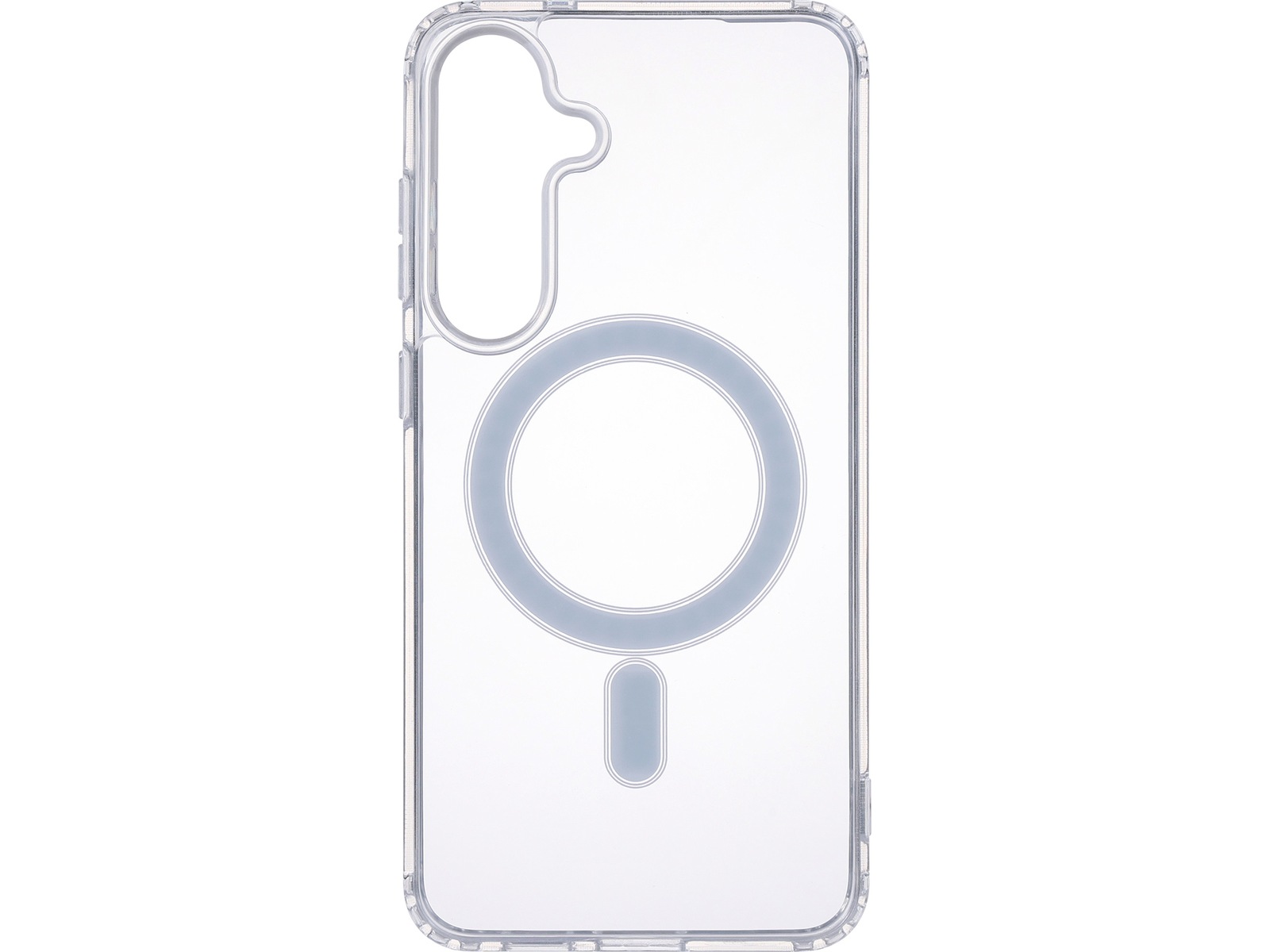 iiglo Galaxy S25+ Magnetic Silikondeksel (gjennomsiktig) Mobildeksel