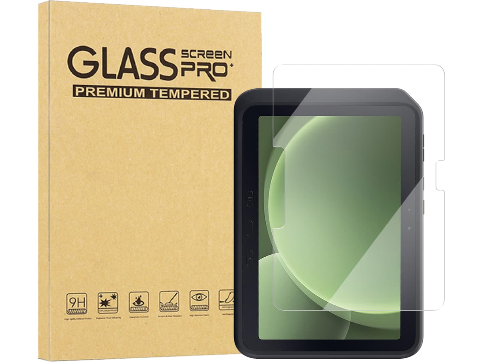 iiglo Galaxy Tab Active 5 Pro Skjermbeskytter Skjermbeskyttelse nettbrett