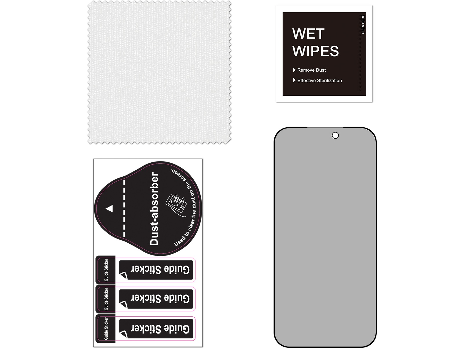 iiglo iPhone 17 Pro Max Privacy skjermbeskytter Skjermbeskytter