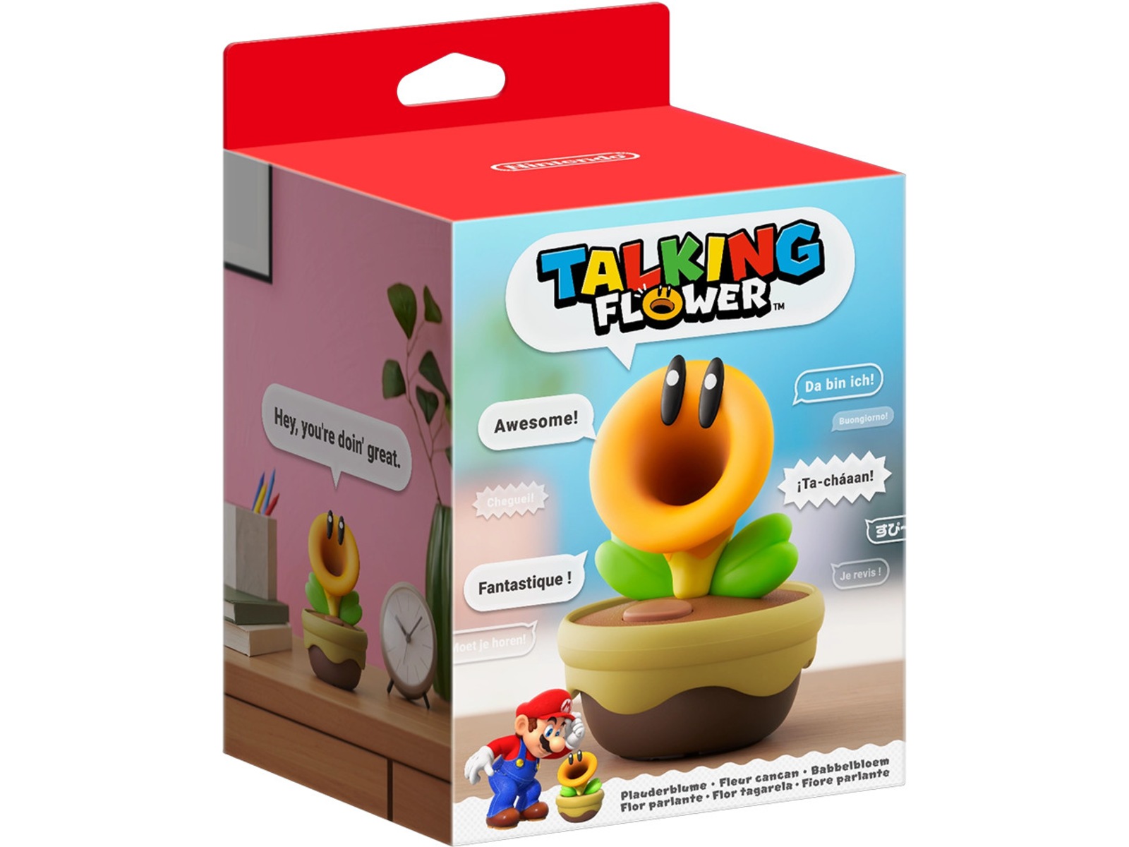 Super Mario Bros. Wonder Talking Flower Tilbehør til spillkonsoller