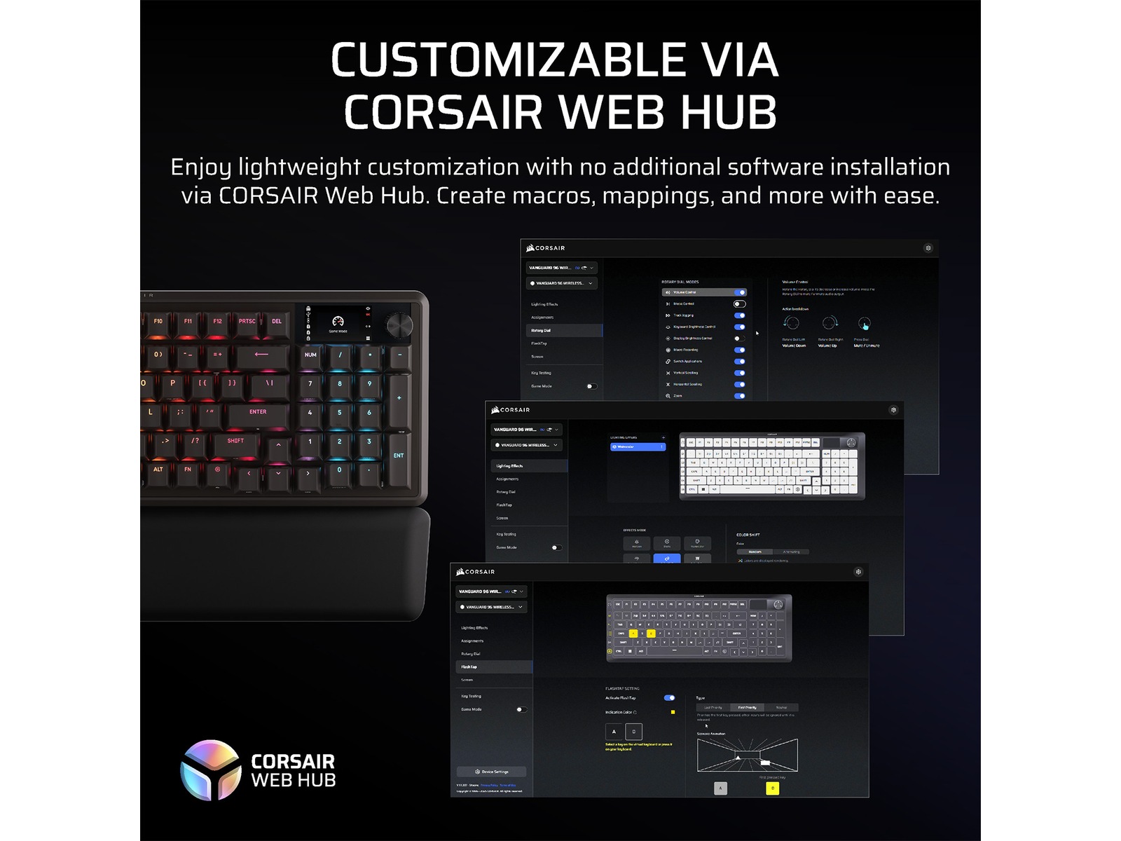 CORSAIR VANGUARD 96 WIRELESS Gaming Tastatur Gamingtastatur