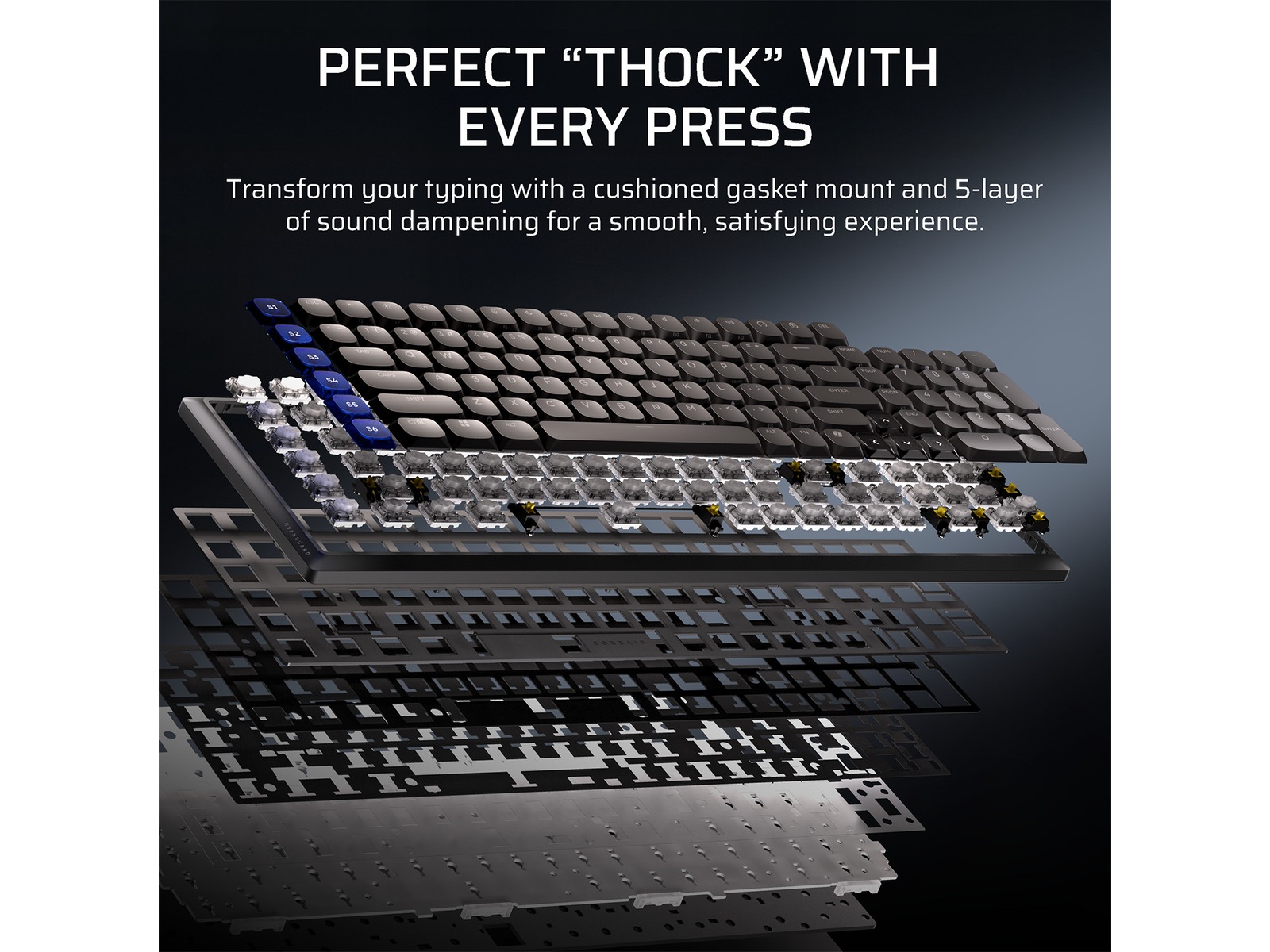 CORSAIR VANGUARD AIR 99 Trådløst Gamingtastatur Gamingtastatur