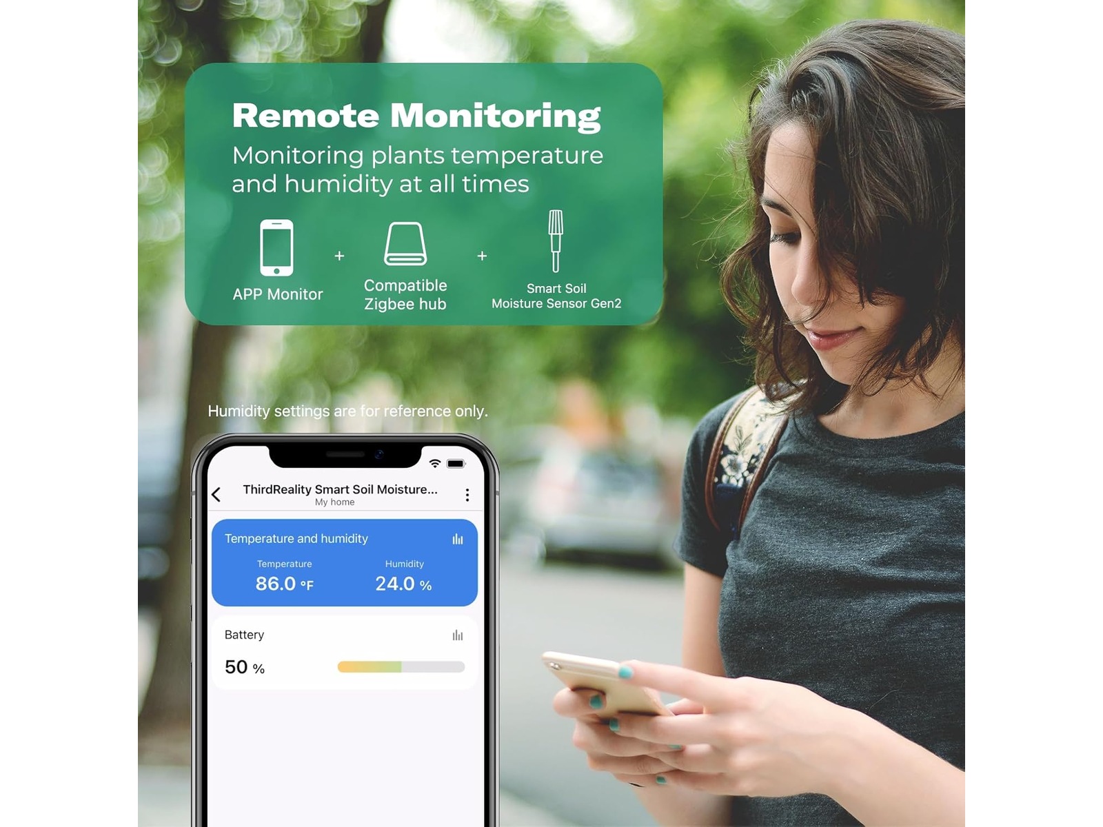 THIRDREALITY Smart Soil Moisture Sensor Gen2 Sensorer