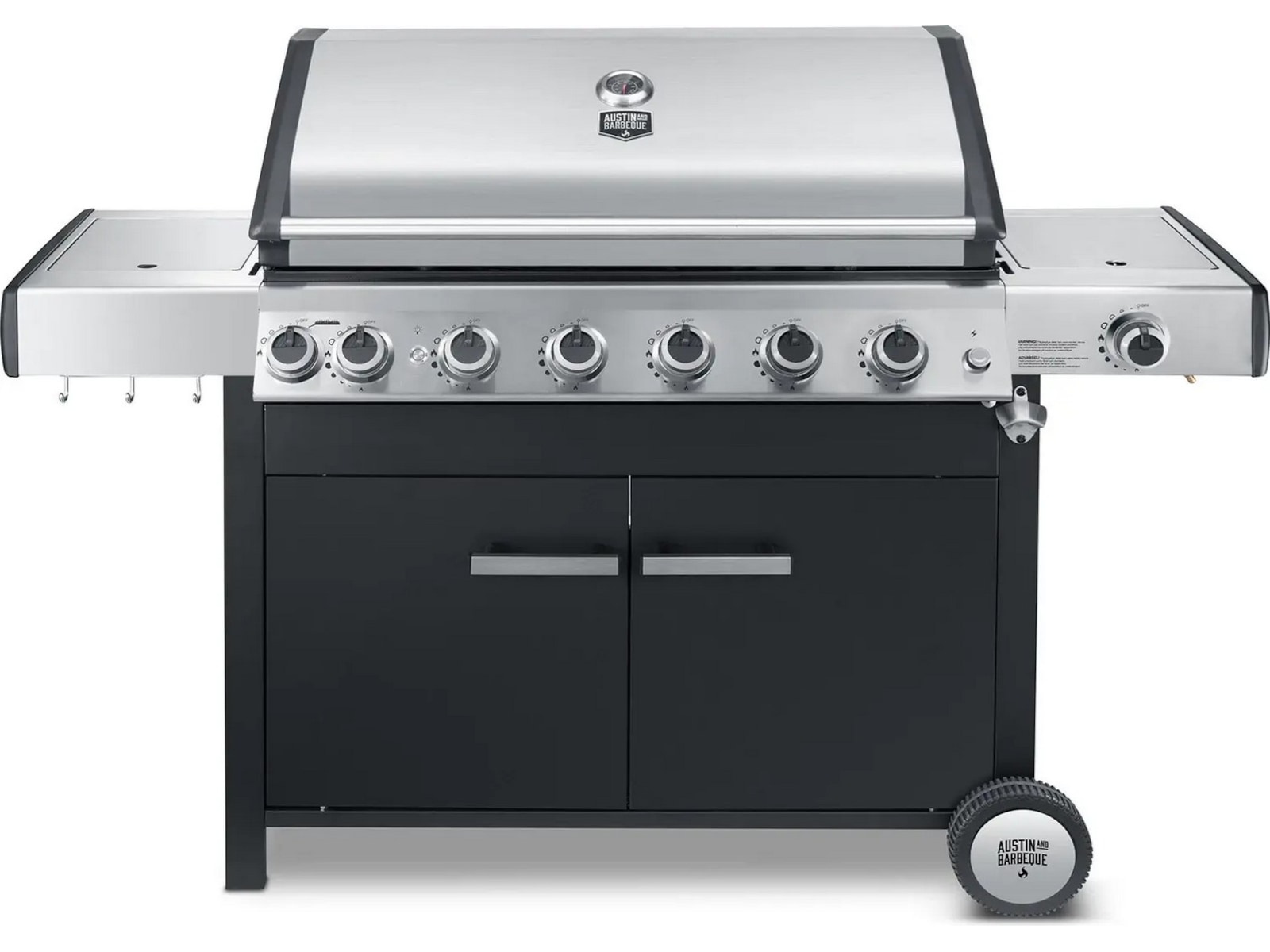 Austin and Barbeque Gassgrill 6+2 brennere Grill