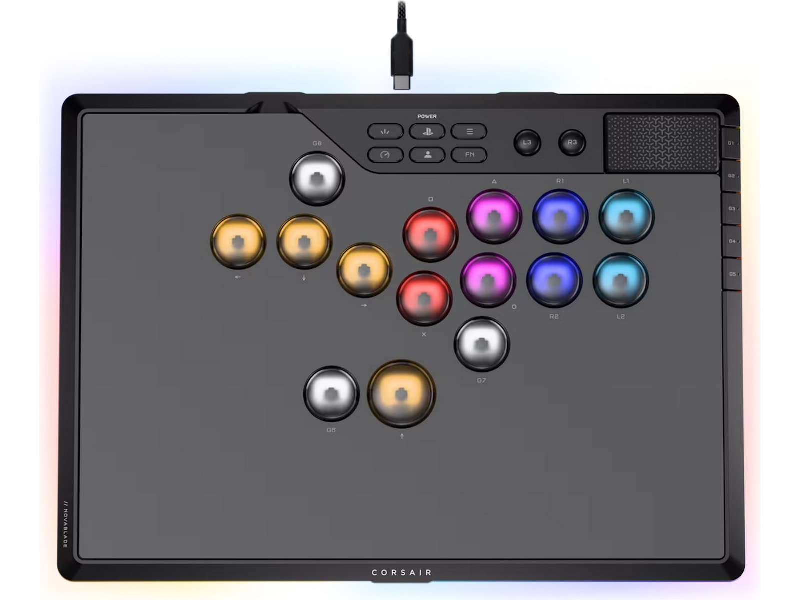 Corsair Novablade Pro Fighting Game Kontroller Gamepad
