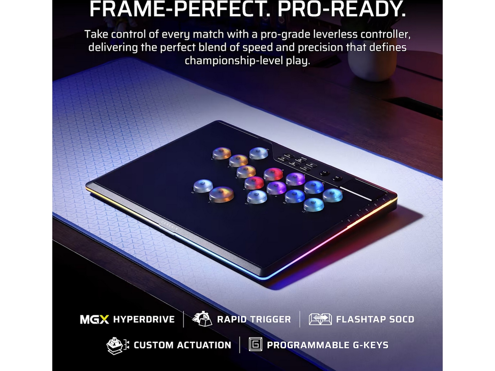 Corsair Novablade Pro Fighting Game Kontroller Gamepad