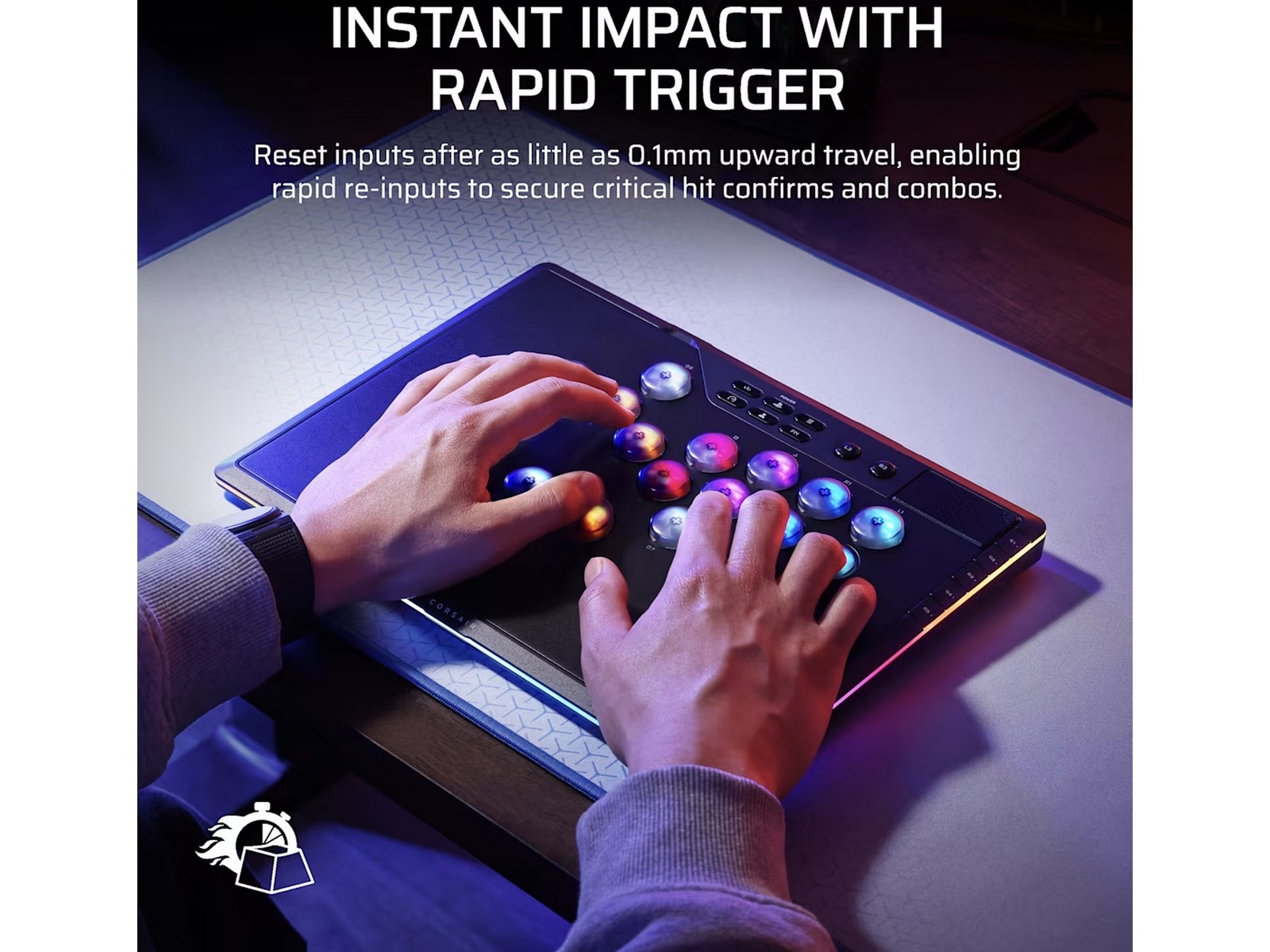 Corsair Novablade Pro Fighting Game Kontroller Gamepad