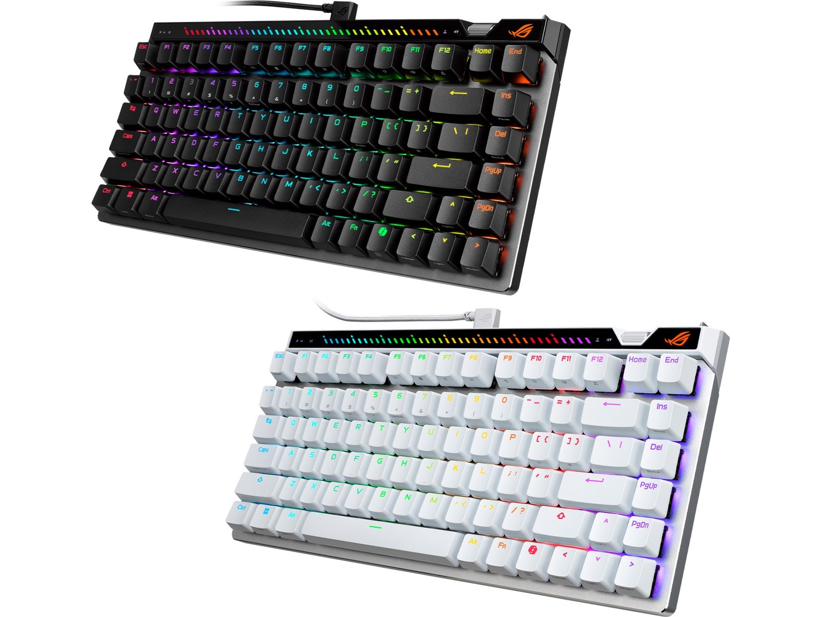 Asus ROG Falchion Ace 75 HE Gamingtastatur (hvit) Gamingtastatur