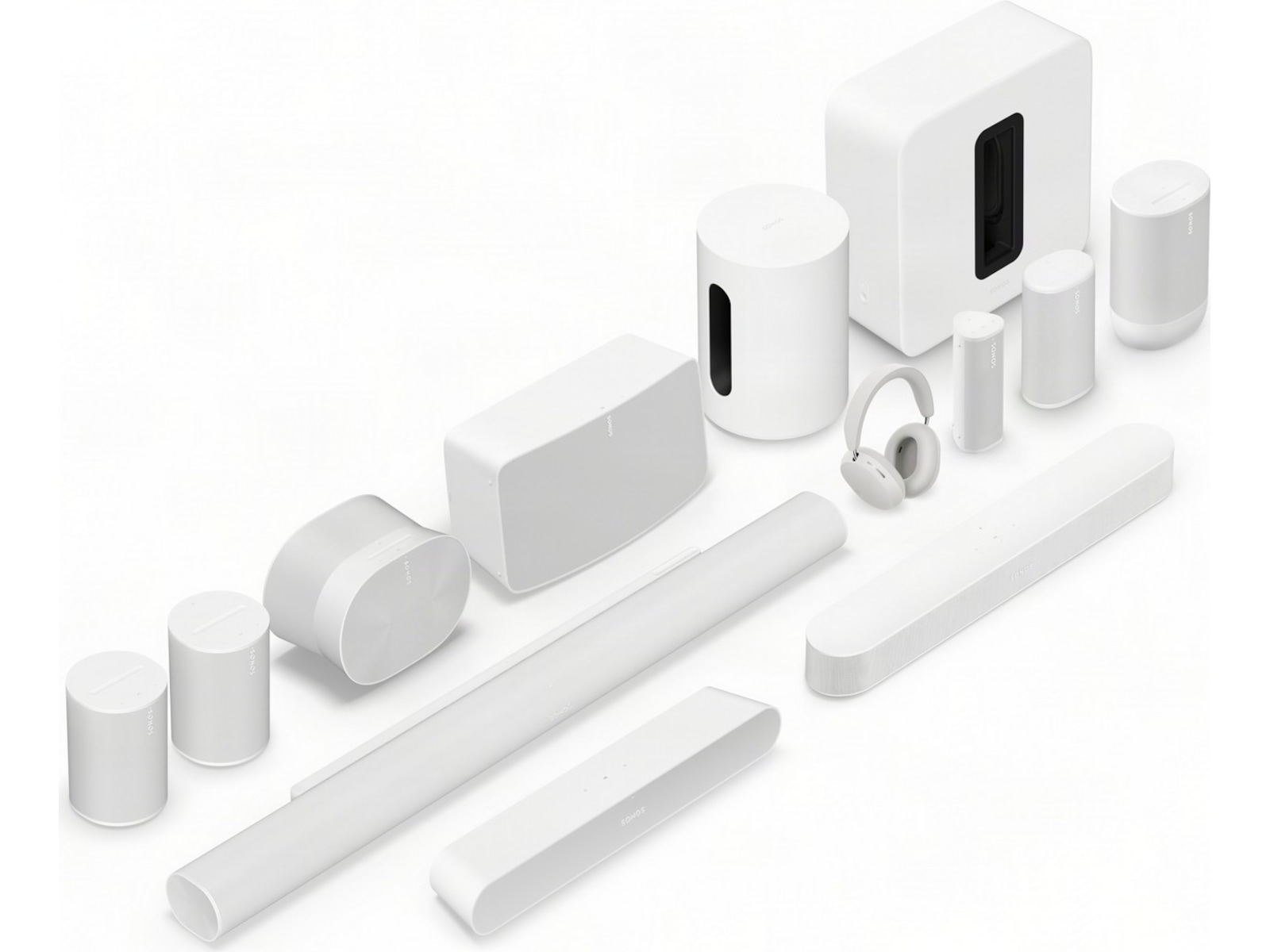 Sonos Play Trådløs Høyttaler (hvit) Høyttalere