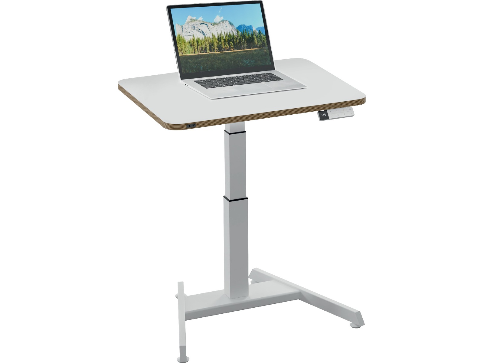 Leitz Ergo Hev-Senk Skrivebord, elektrisk, med påminnelse om å stå opp Skrivebord