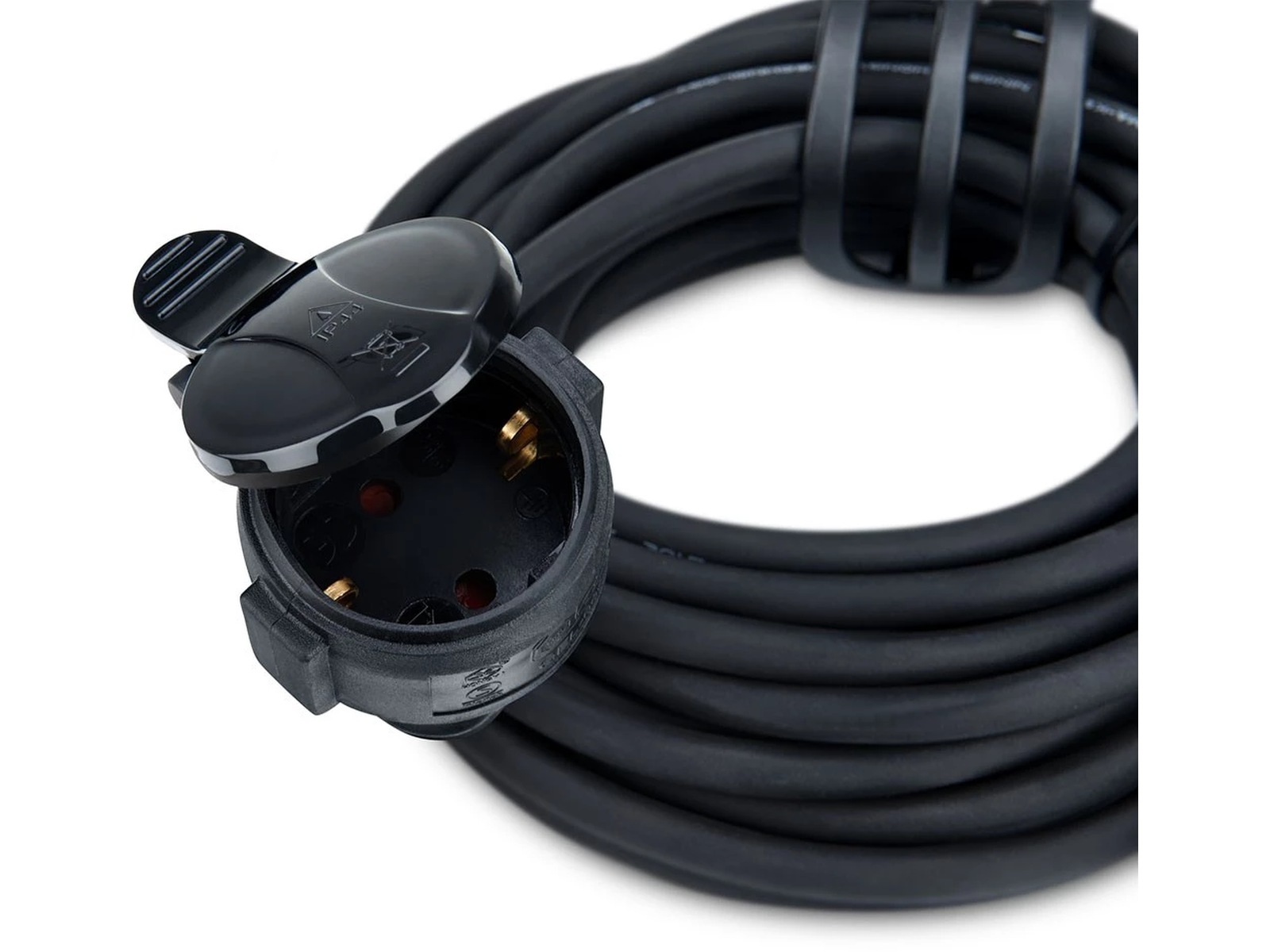 Andersson Utendørs skjøteledning 10m (sort) Skjøtekabel & forgrener