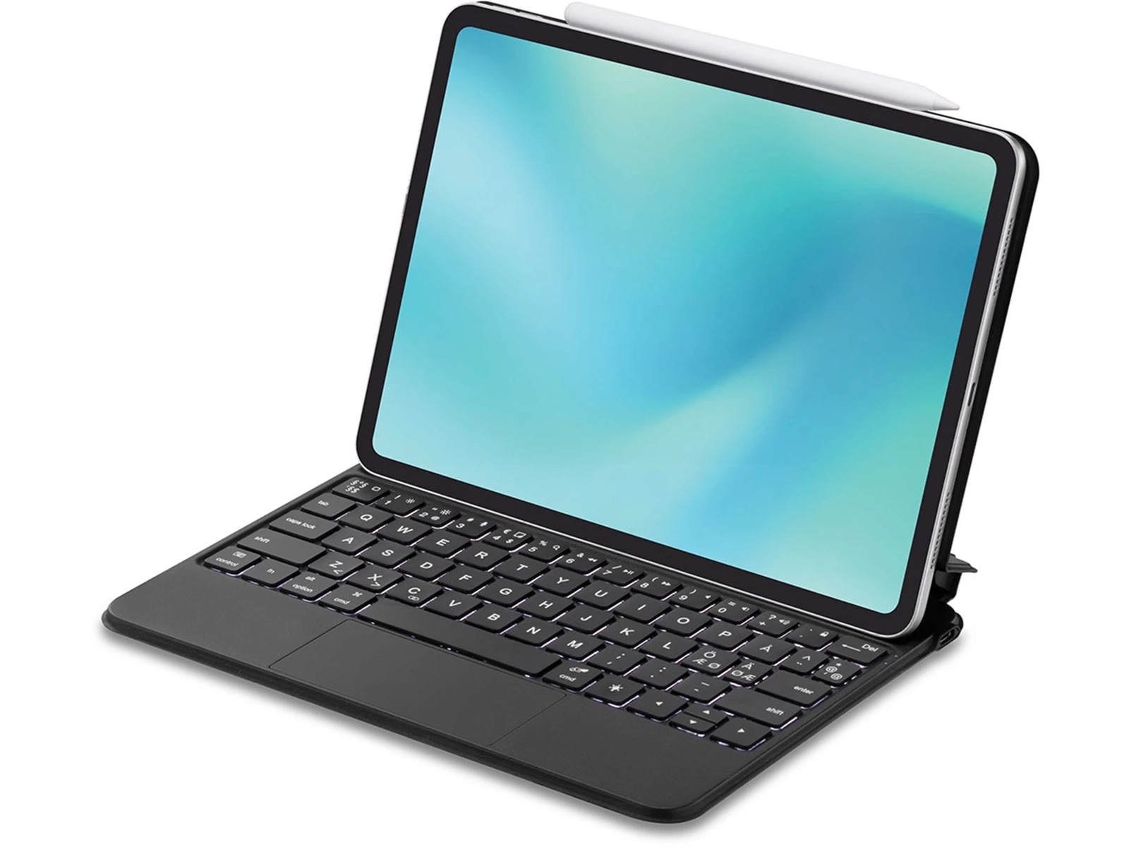 Andersson iPad Air 10,9" / 11" tastaturdeksel (sort) Tastatur og stylus
