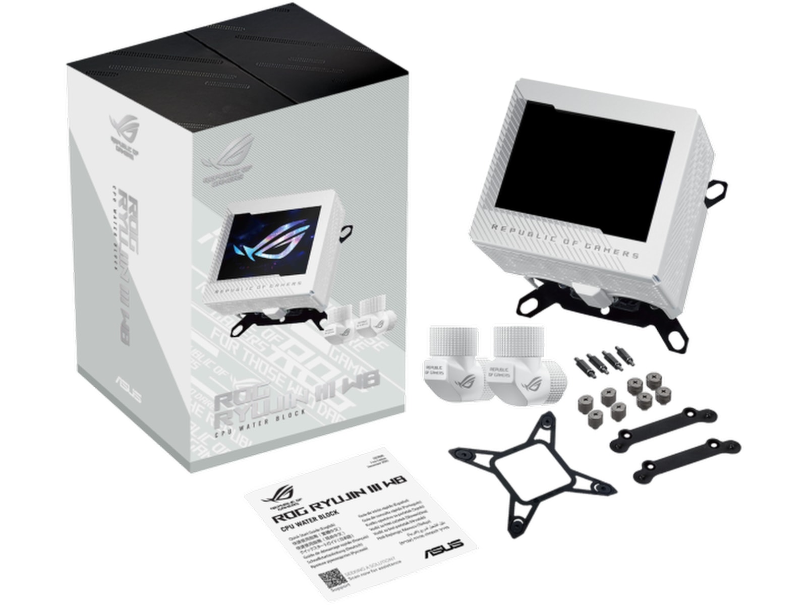 Asus ROG Ryujin III WB (hvit) Tilbehør