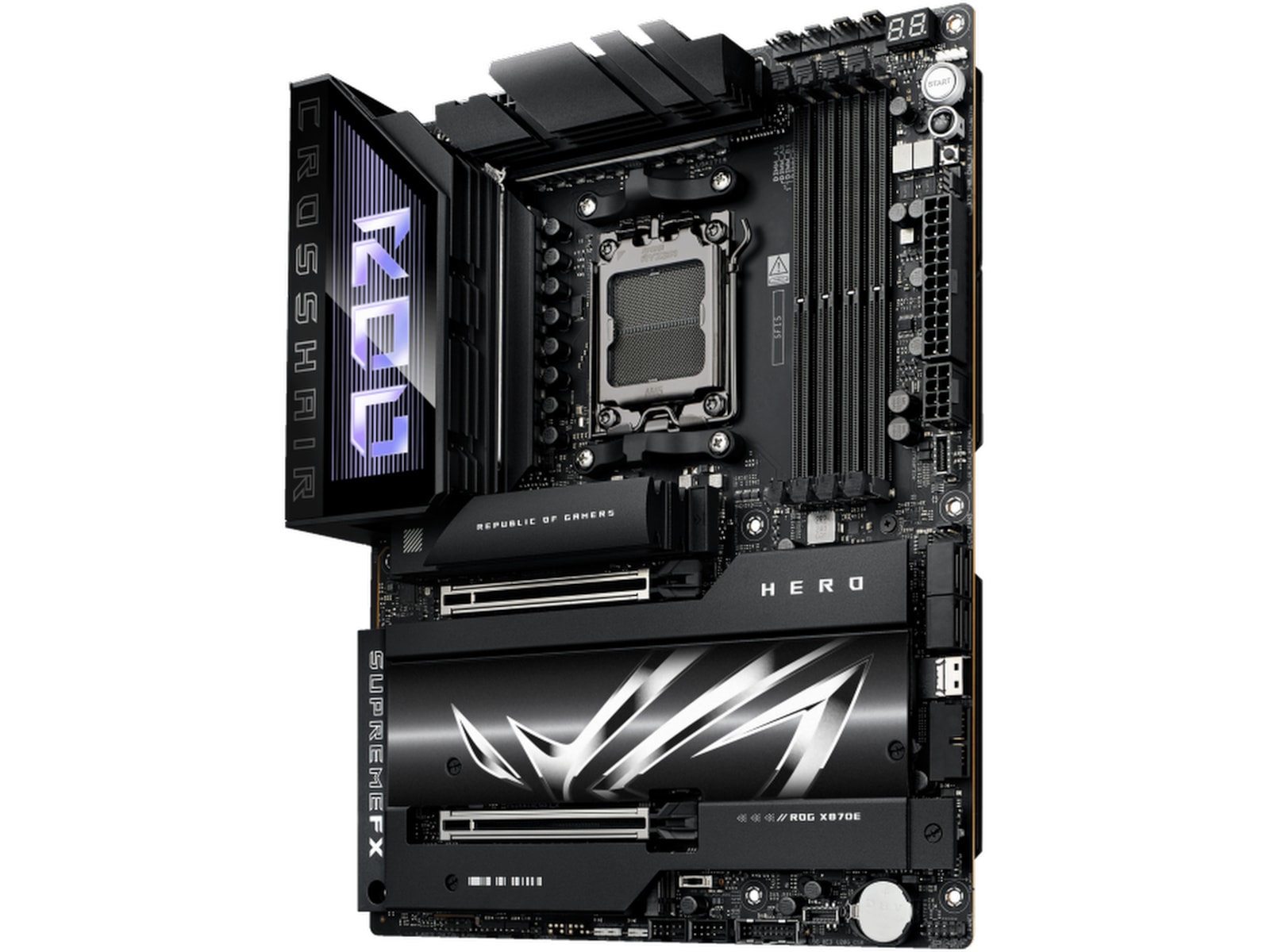 ASUS ROG Crosshair X870E Hero Hovedkort AMD Socket