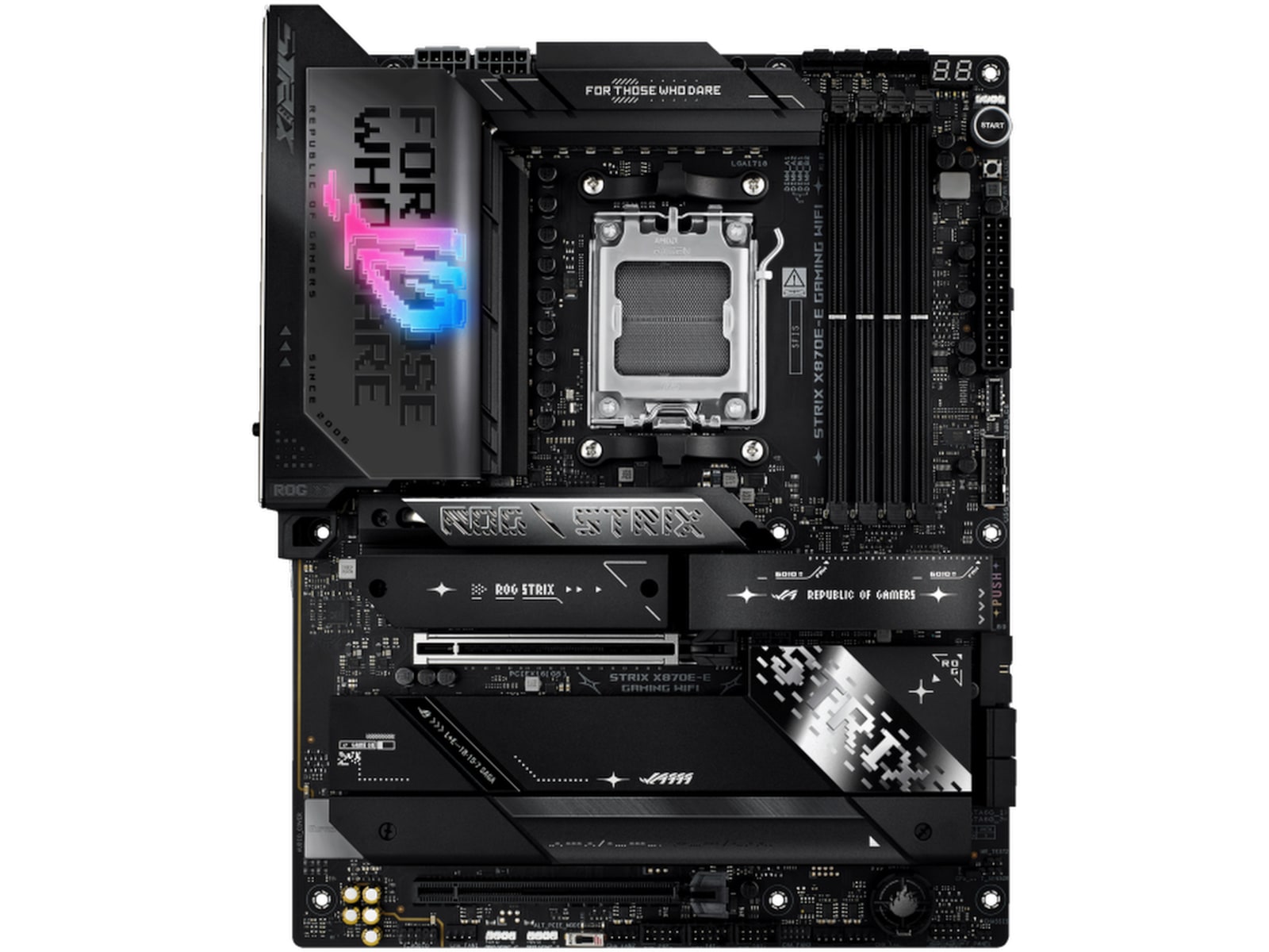 ASUS ROG Strix X870E-E GAMING WIFI Hovedkort AMD Socket