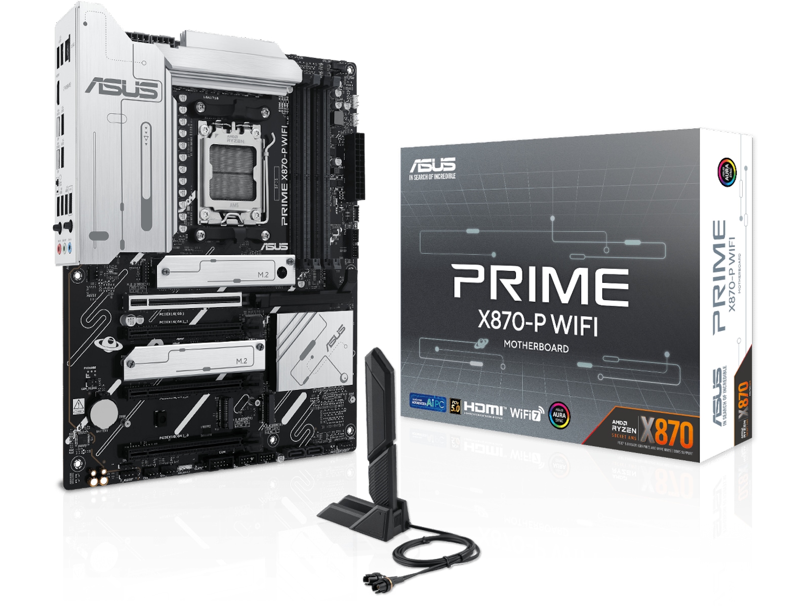 ASUS PRIME X870-P WIFI Hovedkort AMD Socket