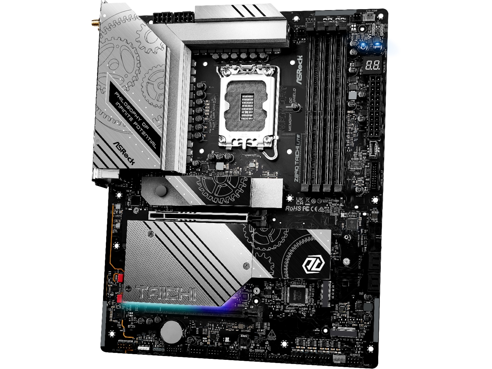 ASRock Z890 TAICHI LITE Hovedkort Intel Socket