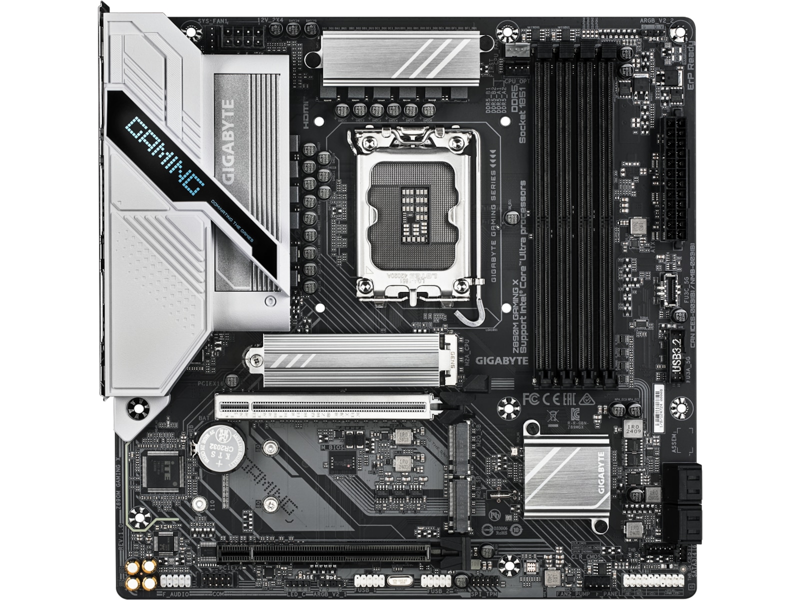 GIGABYTE Z890M GAMING X Hovedkort Intel Socket
