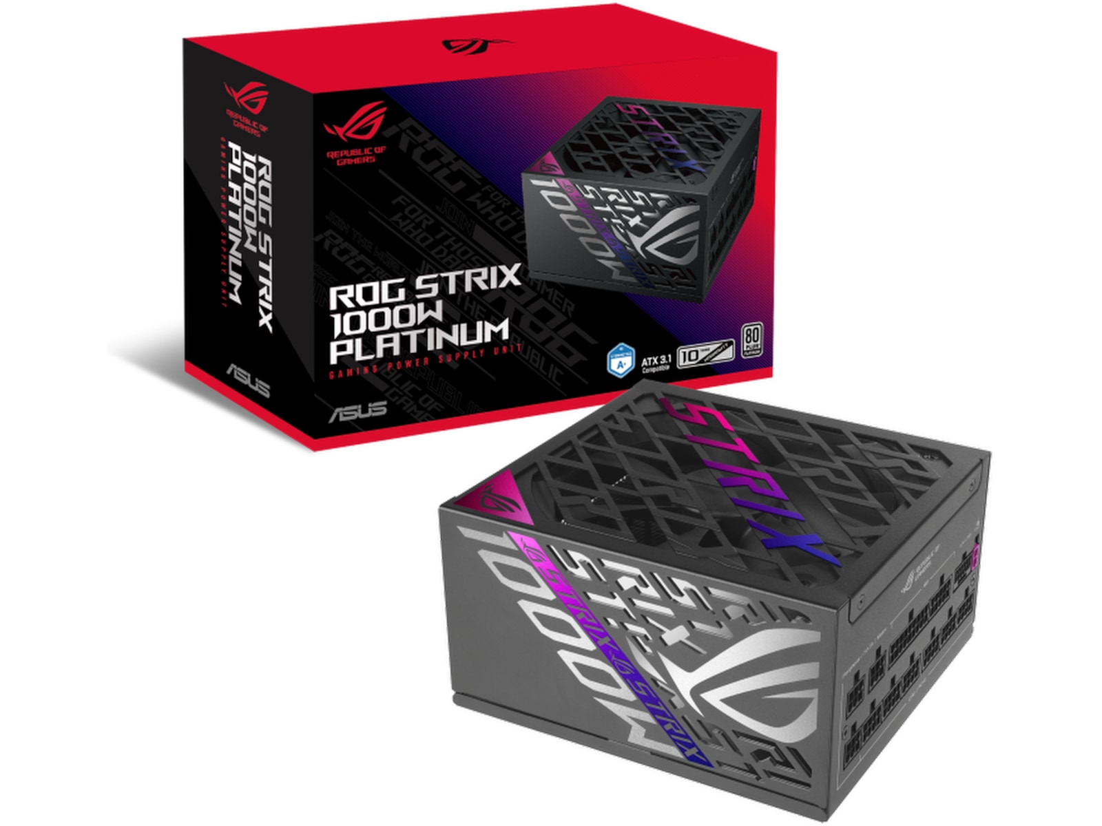 Asus ROG Strix 1000W Platinum PSU Enheter
