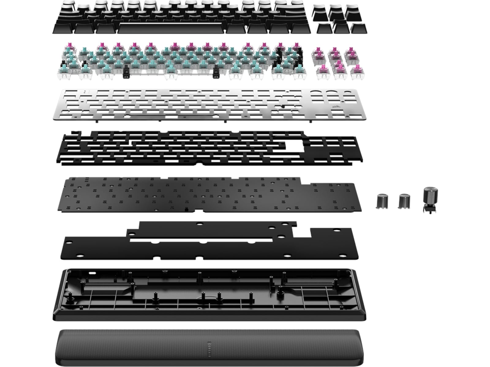 Corsair K70 PRO TKL RGB Gamingtastatur (sort) Gamingtastatur