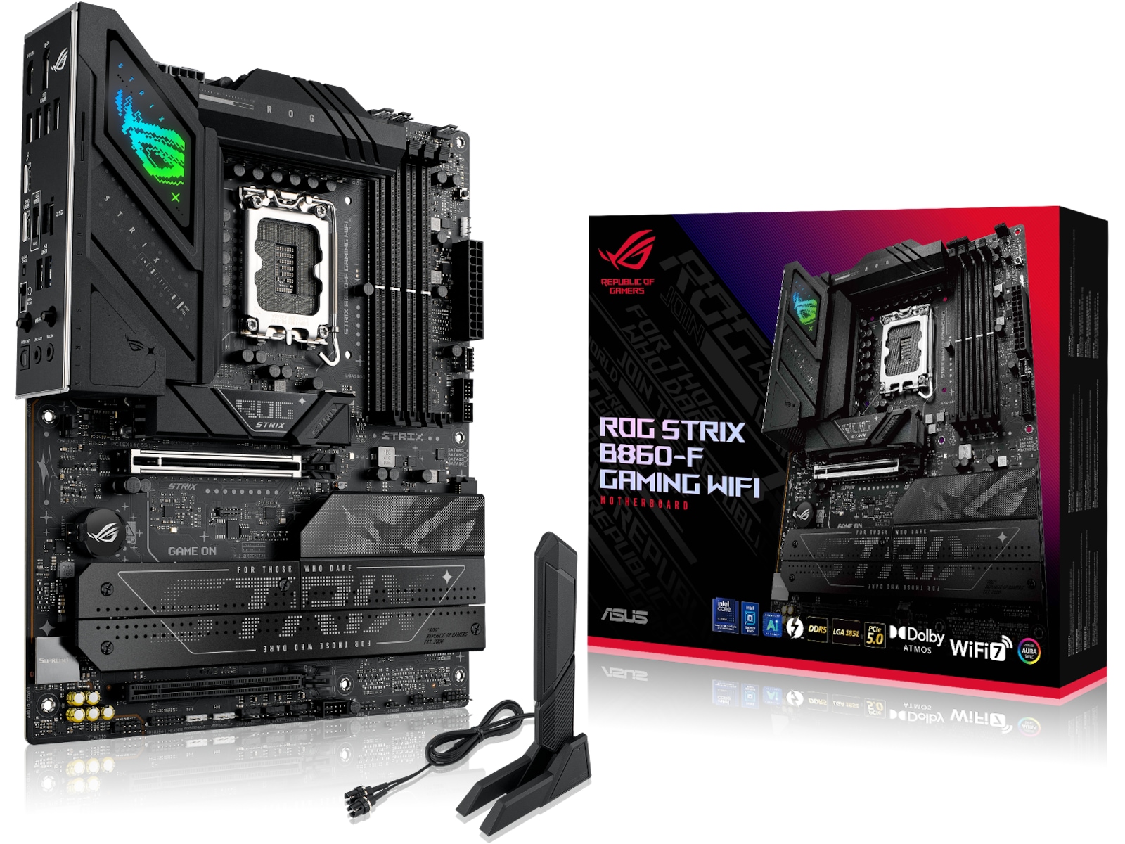 ASUS ROG STRIX B860-F GAMING WIFI Hovedkort Intel Socket