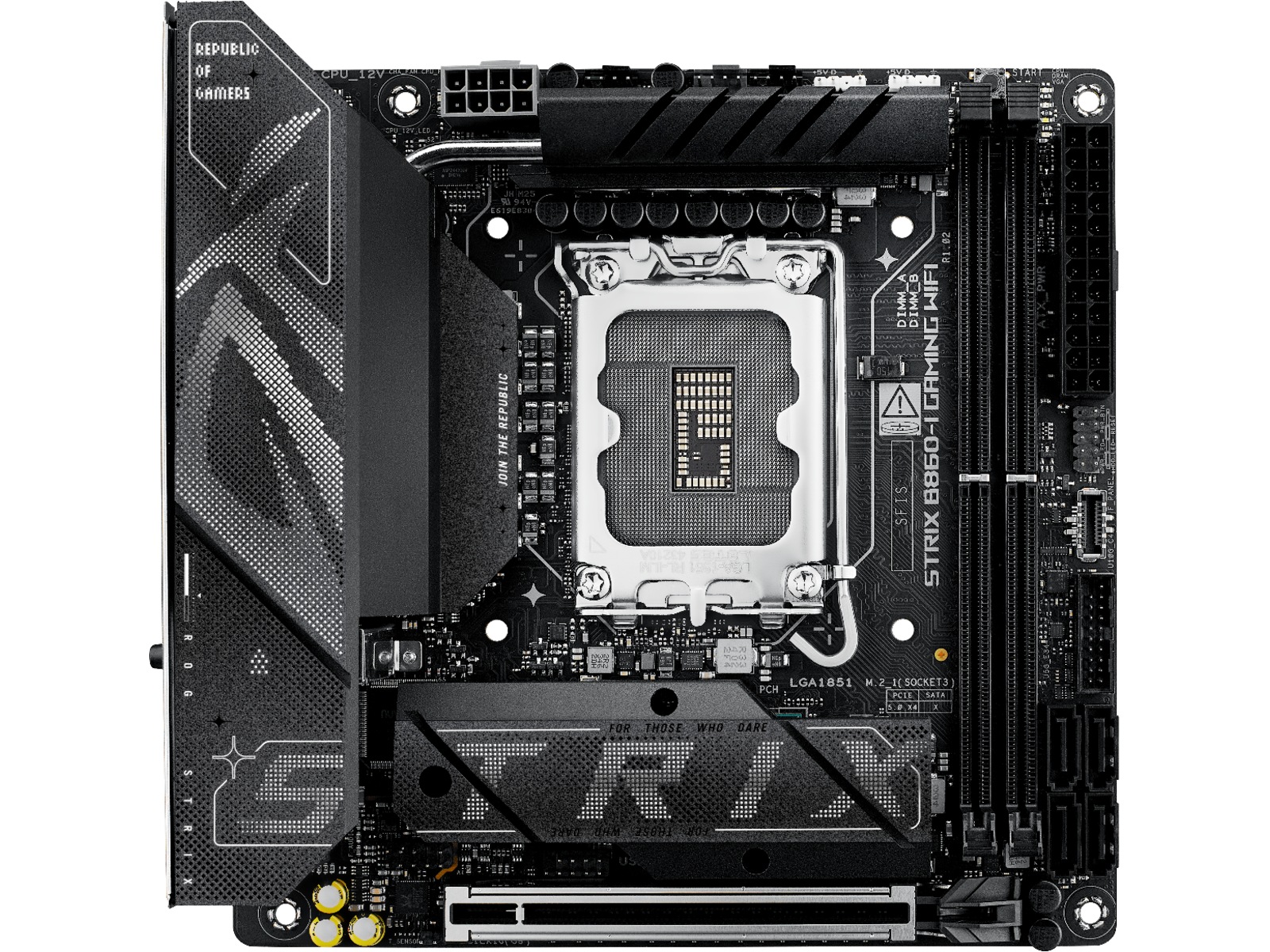 ASUS ROG STRIX B860-I GAMING WIFI Hovedkort Intel Socket