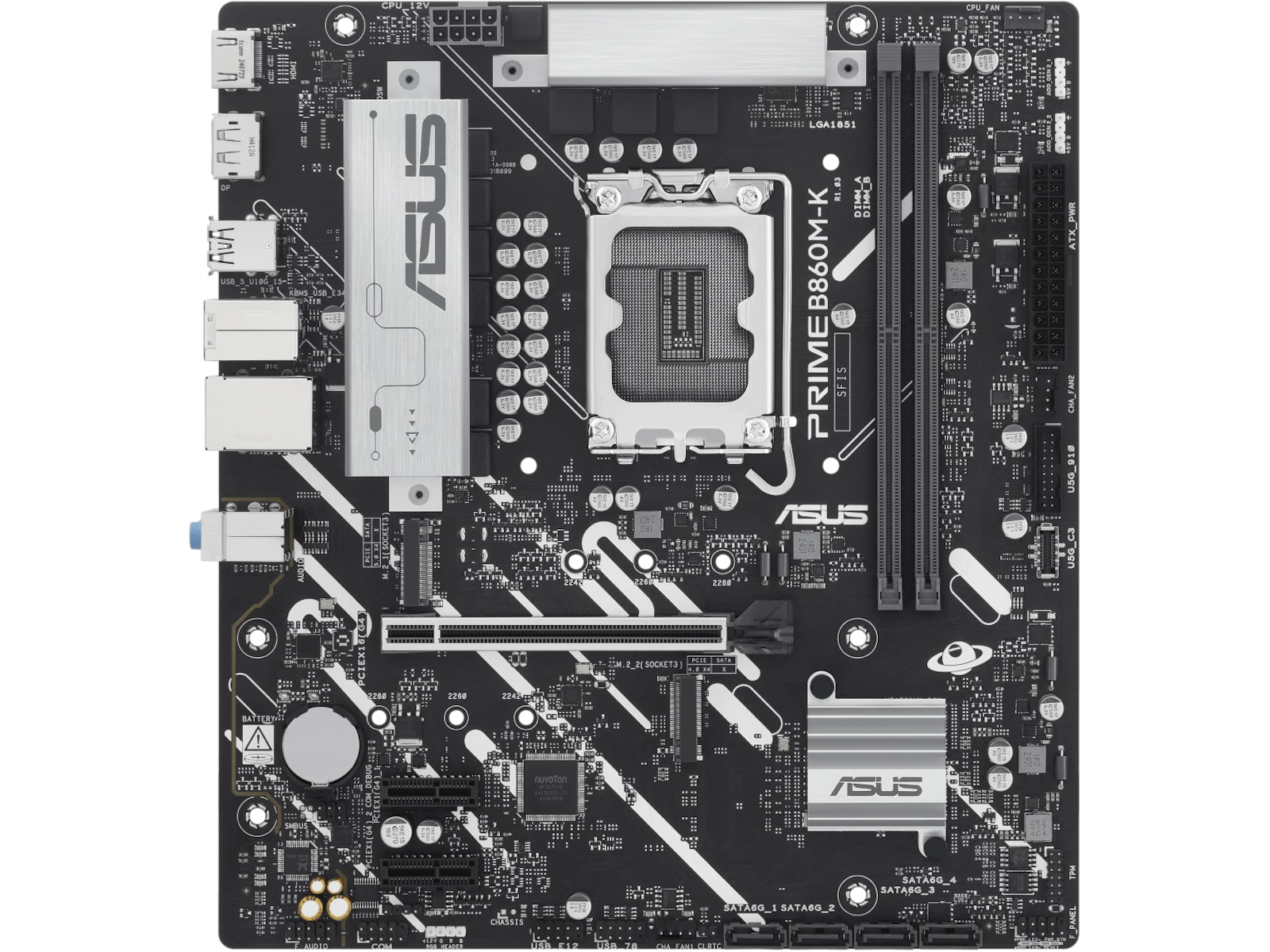 ASUS PRIME B860M-K Hovedkort Intel Socket