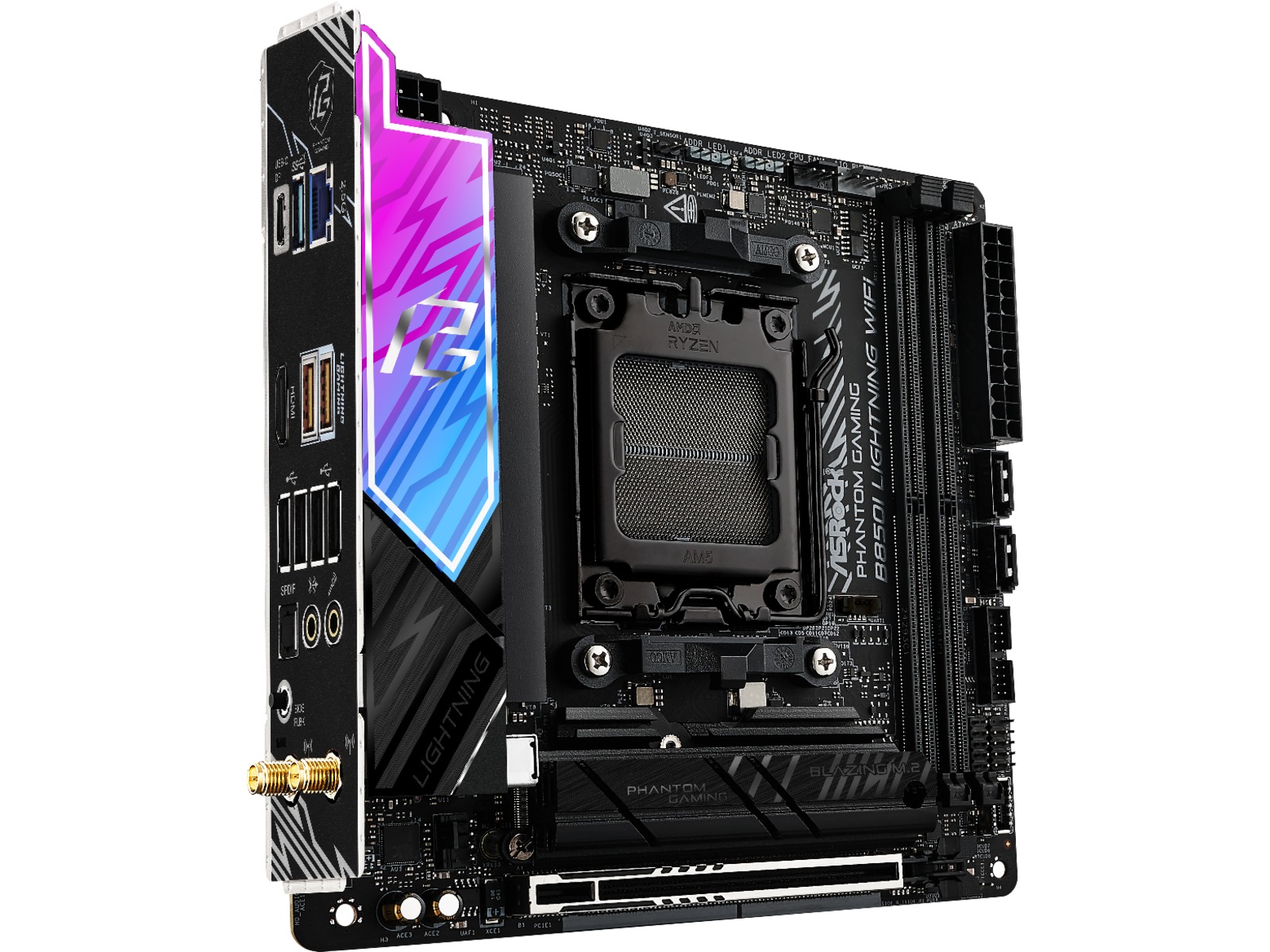 ASRock B850I Lightning WiFi Hovedkort AMD Socket