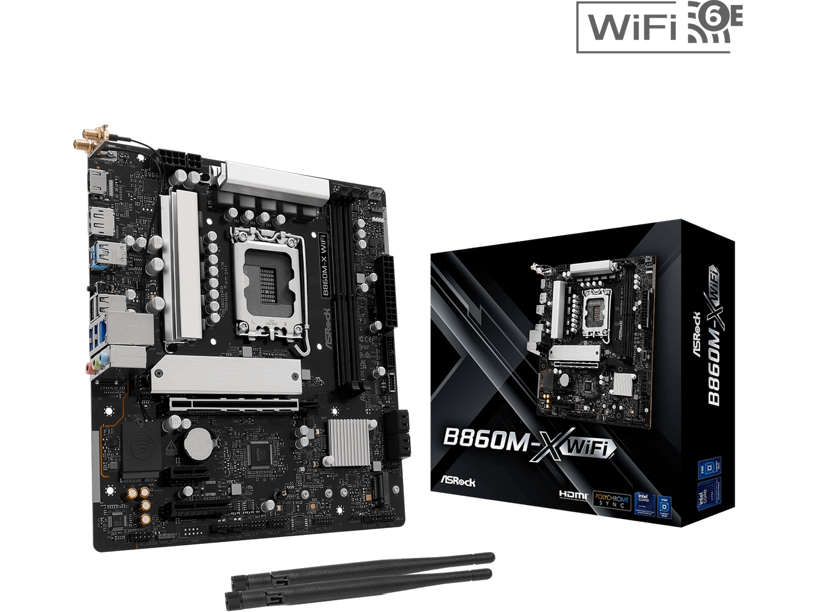 ASRock B860M-X WiFi Hovedkort Intel Socket