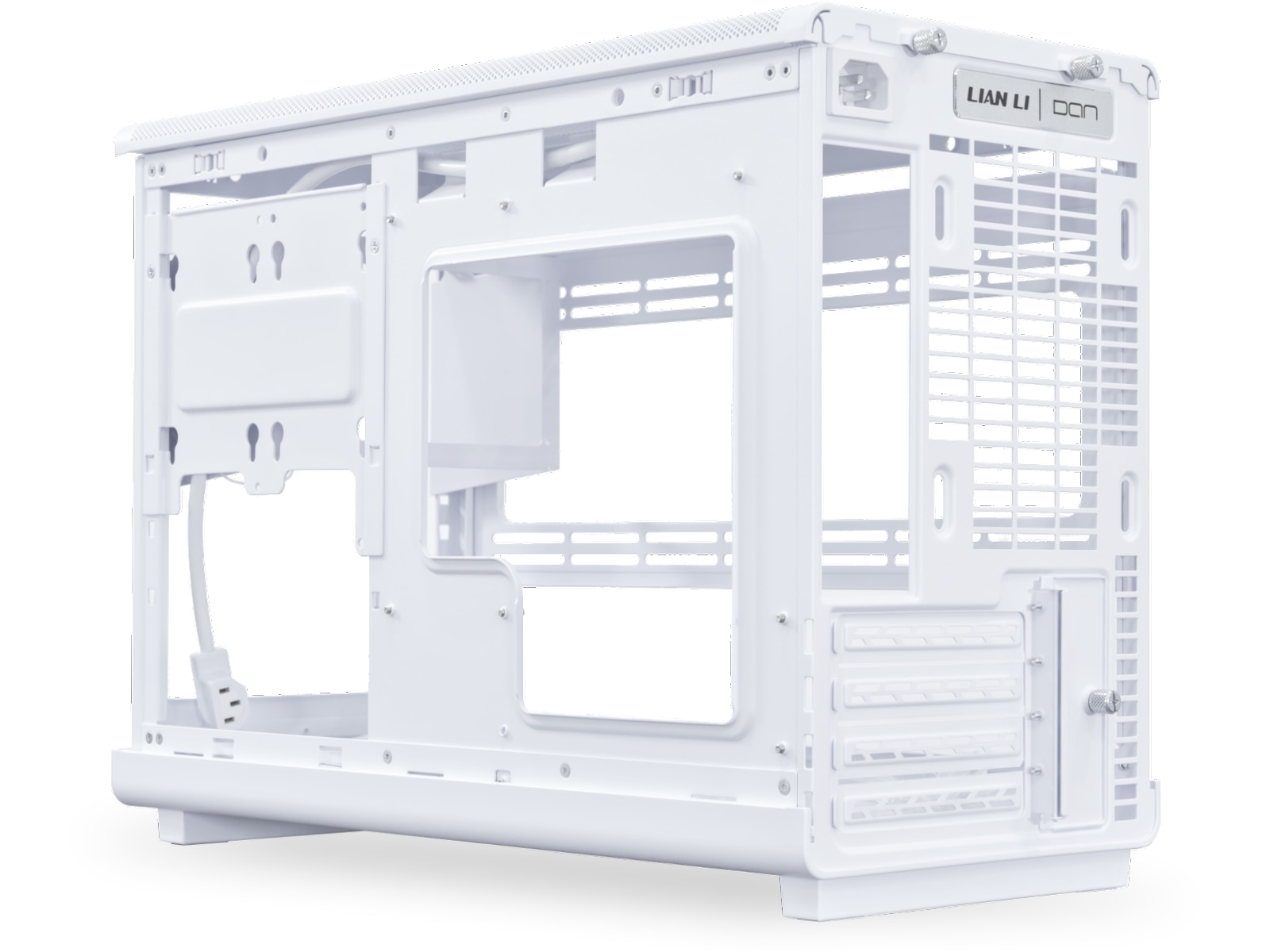Lian Li A3- mATX-WD (hvit/beech) Midi tower