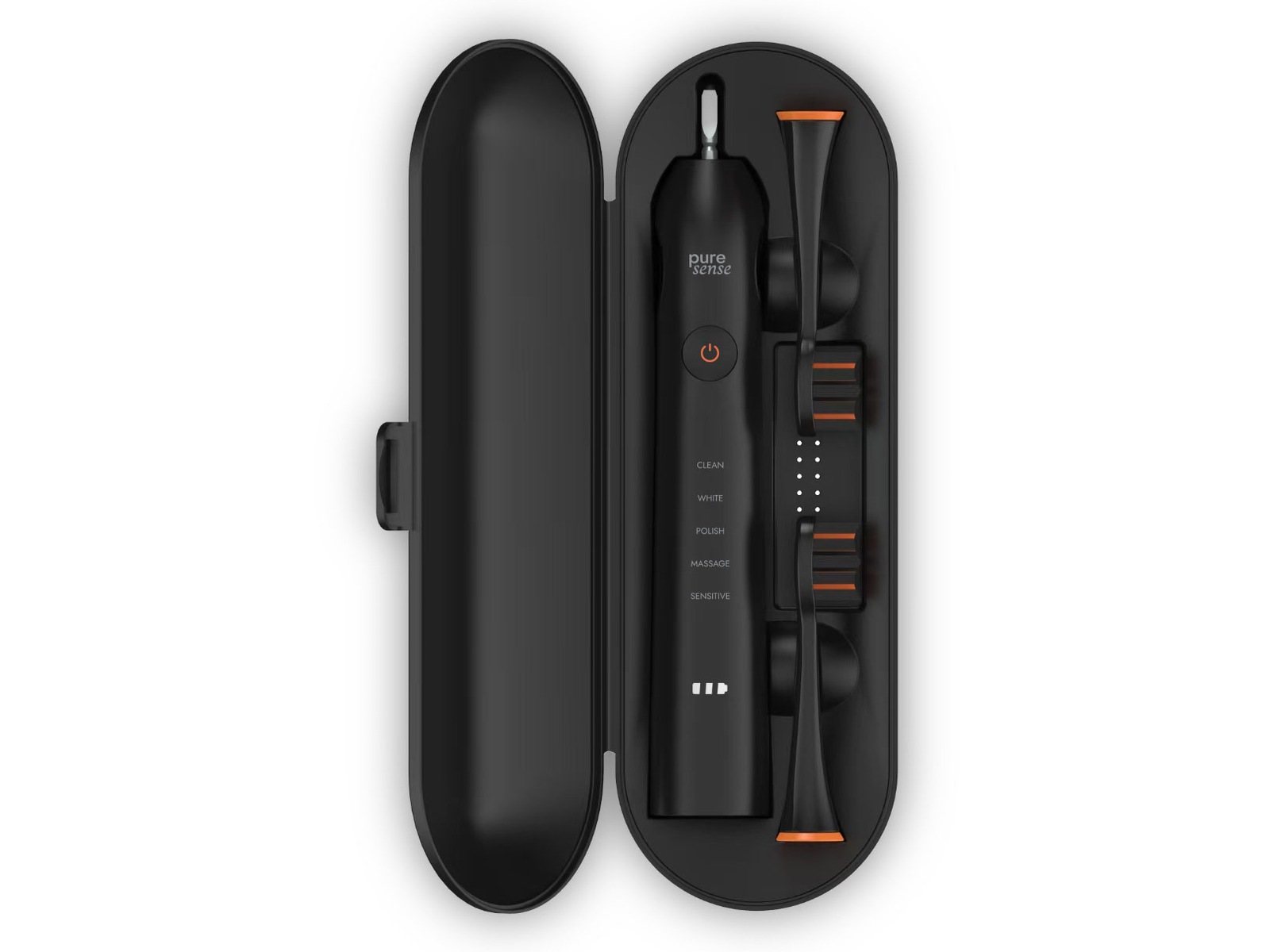 Puresense Dental C Sonic Brilliant Bundle (sort) Elektriske tannbørster