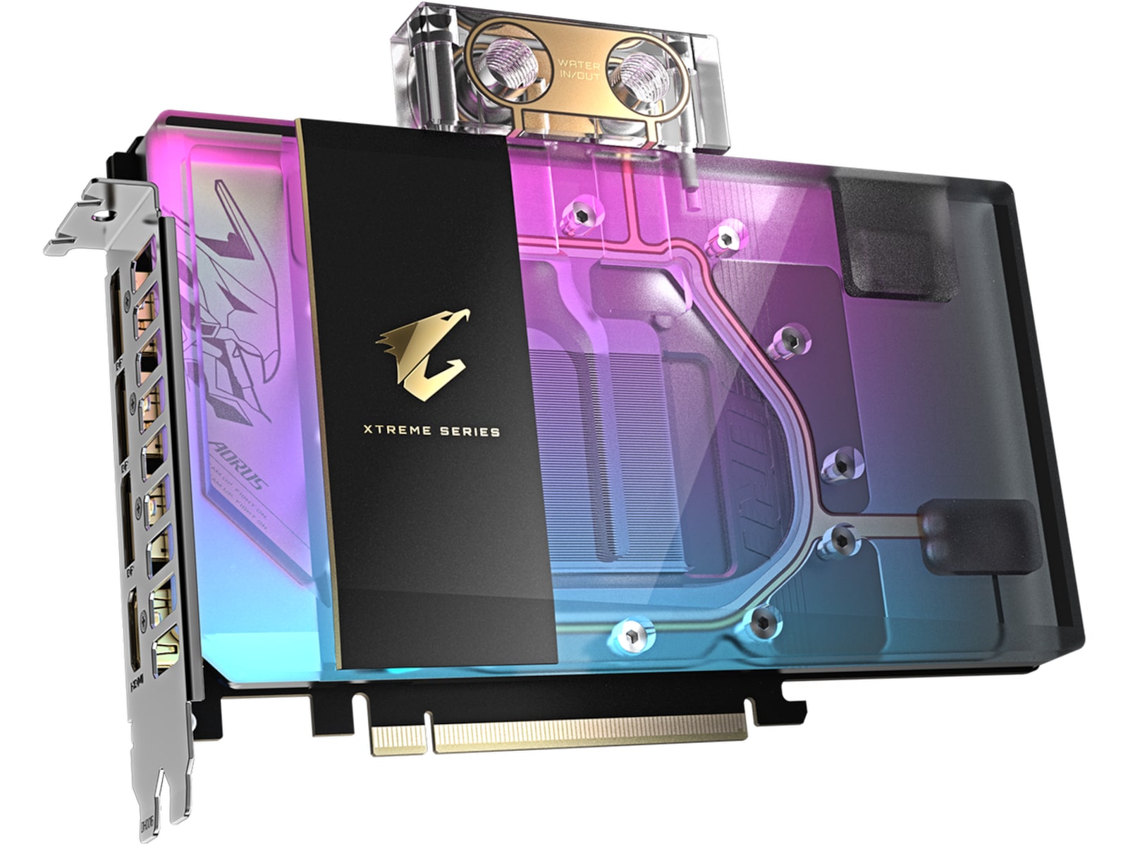 Gigabyte Aorus GeForce RTX 5080 XTREME WATERFORCE WB Skjermkort