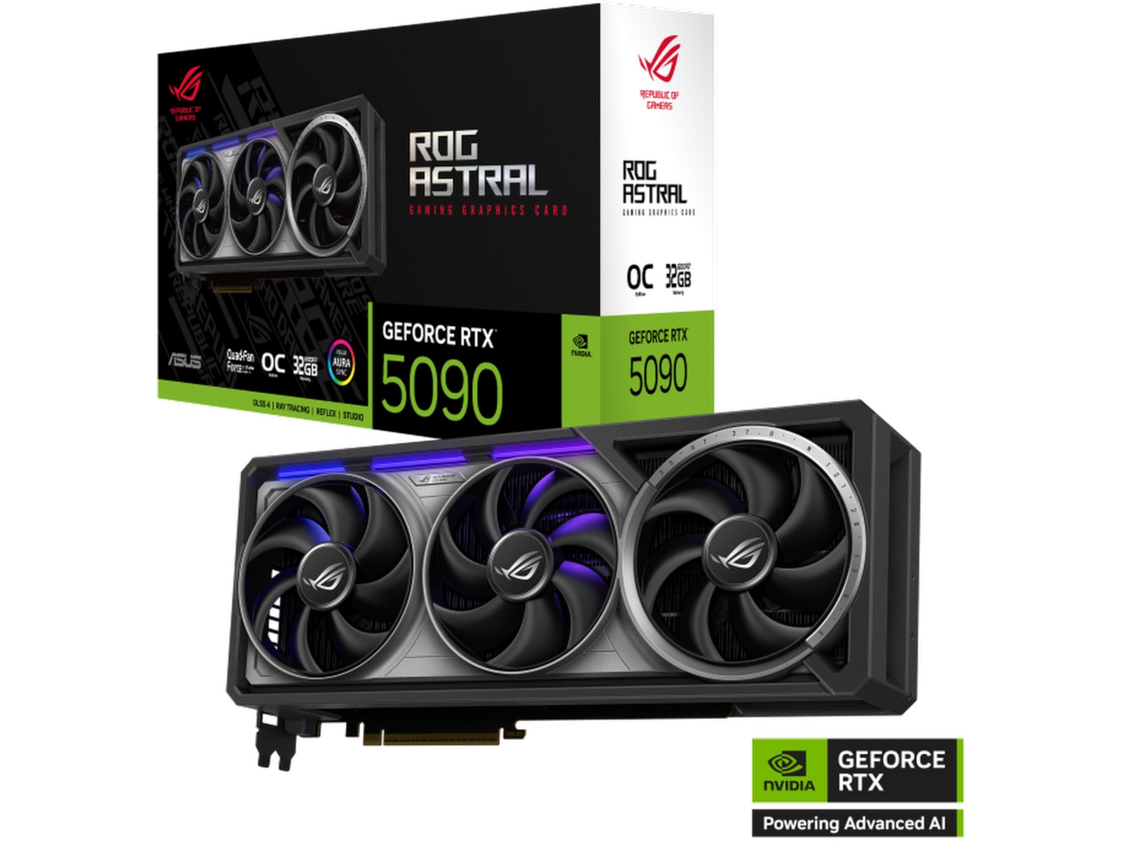 ASUS ROG Astral GeForce RTX 5090 OC Skjermkort