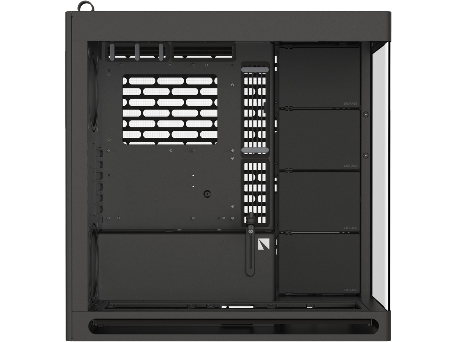 HAVN HS 420 Mid Tower (sort) Midi tower