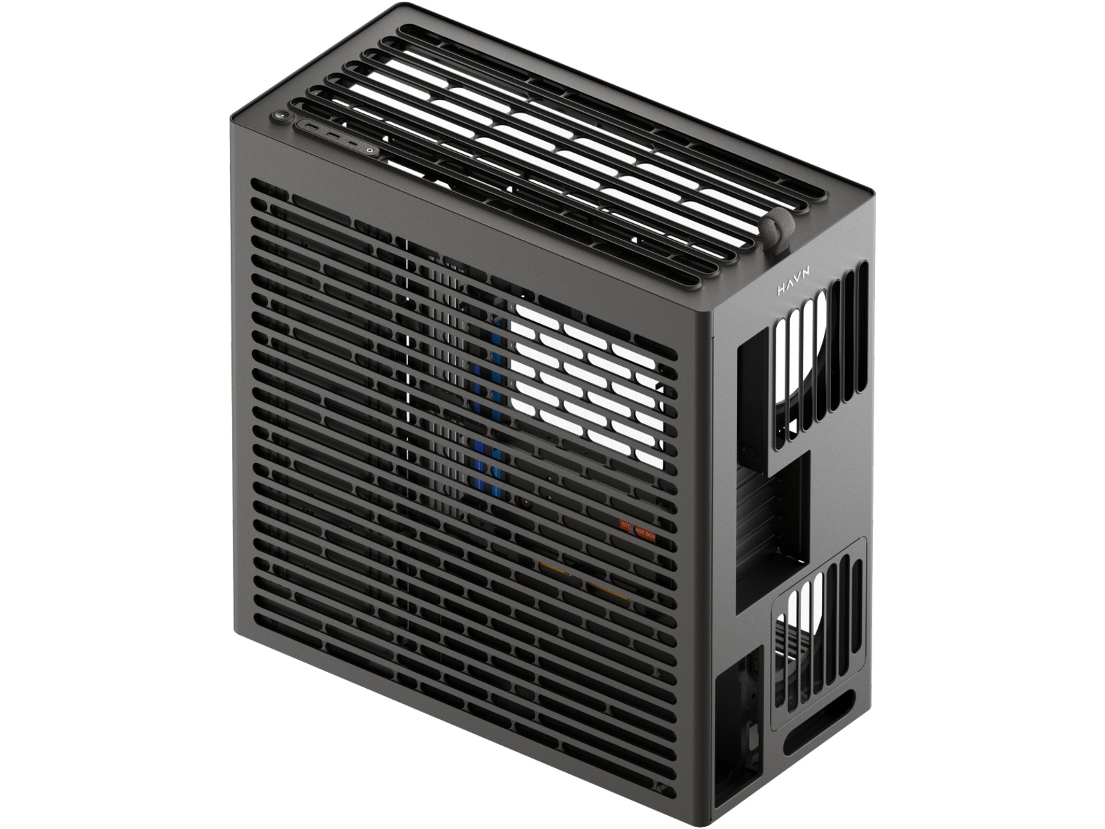 HAVN HS 420 Mid Tower (sort) Midi tower