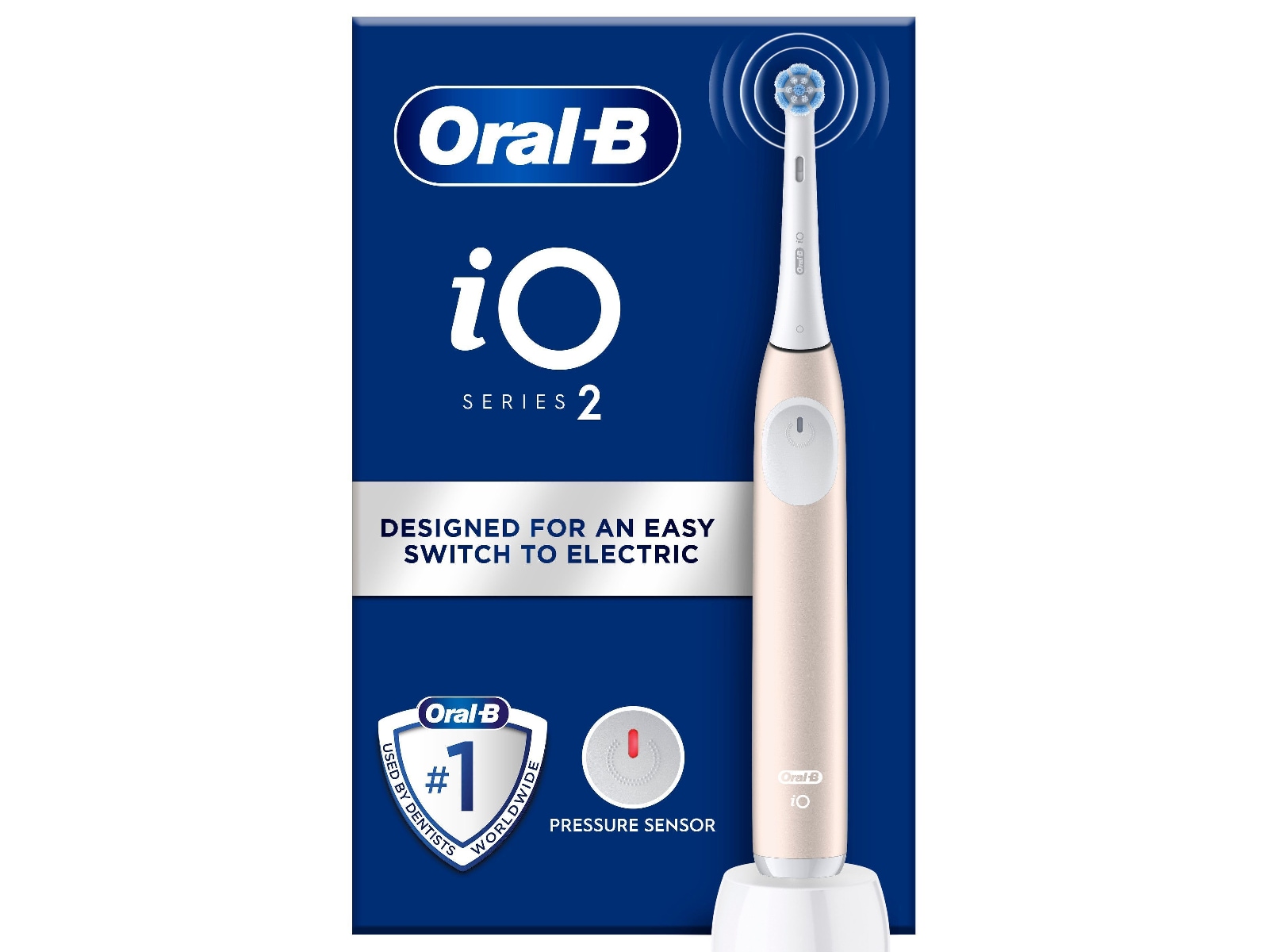 ORAL-B iO2 Series Elektrisk tannbørste (Calm Pink) Elektriske tannbørster