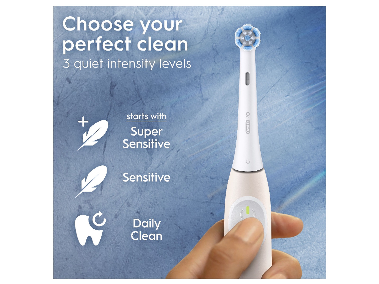 ORAL-B iO2 Series Elektrisk tannbørste (Calm Pink) Elektriske tannbørster