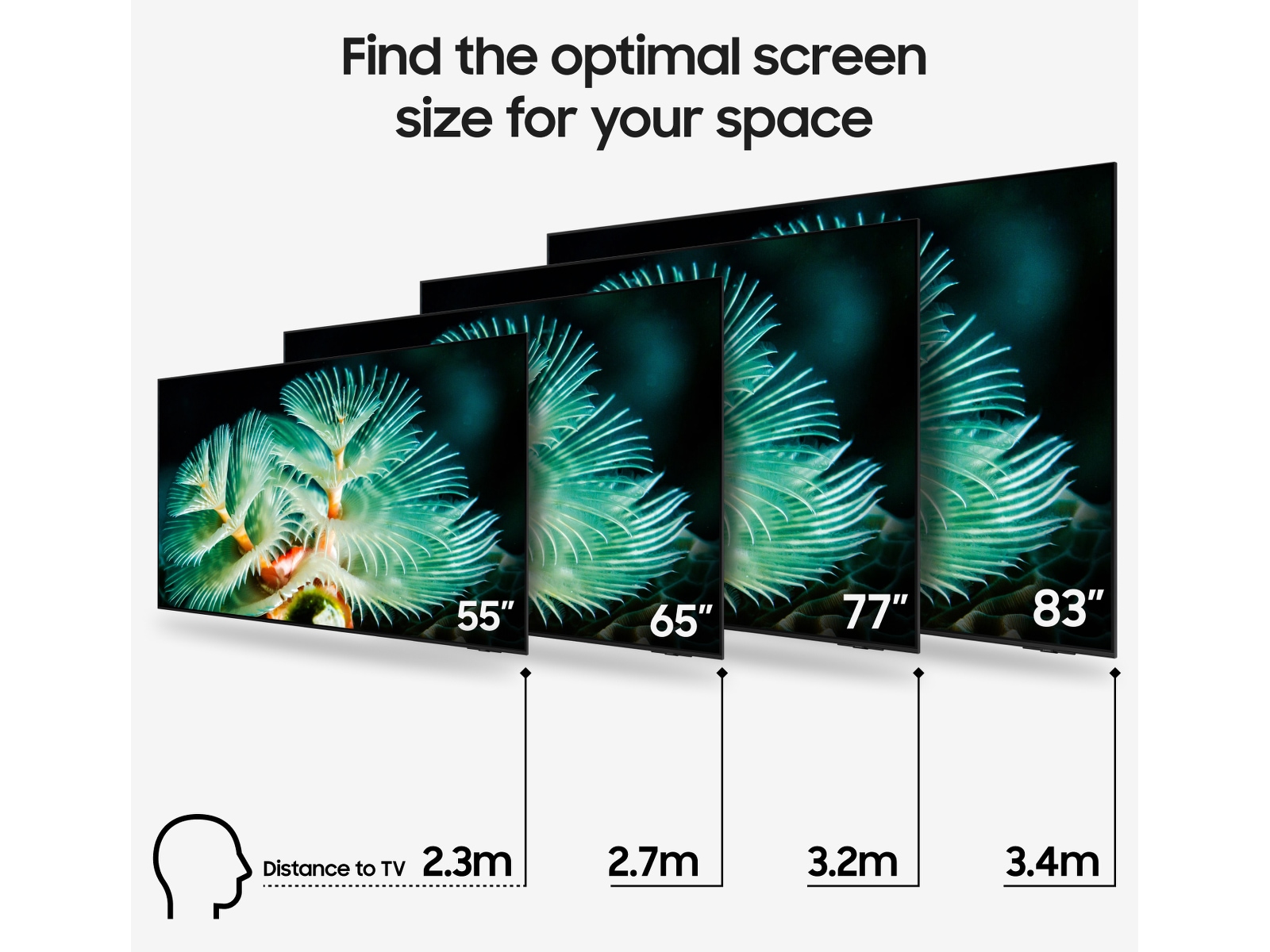 Samsung 83" S95F OLED 4K Smart TV (2025) Over 80 tommer TV