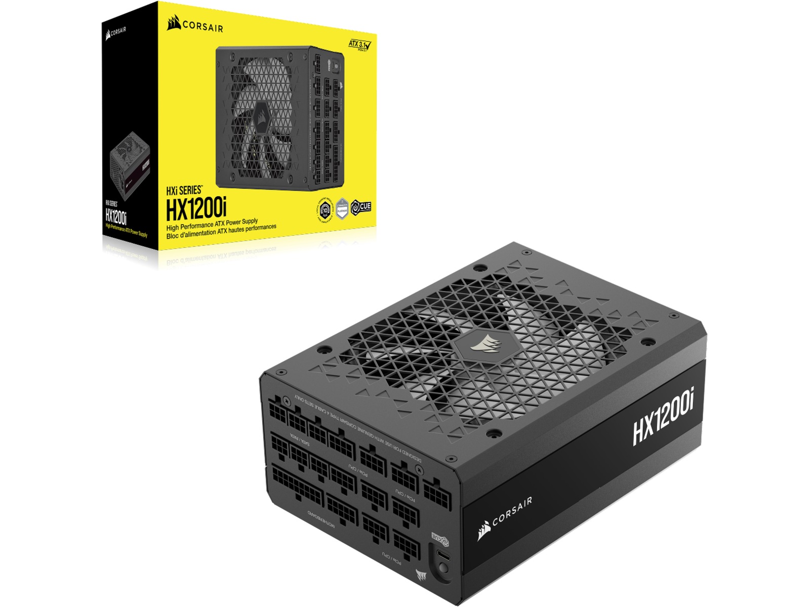 Corsair HXi Series HX1200i PSU (sort) Enheter