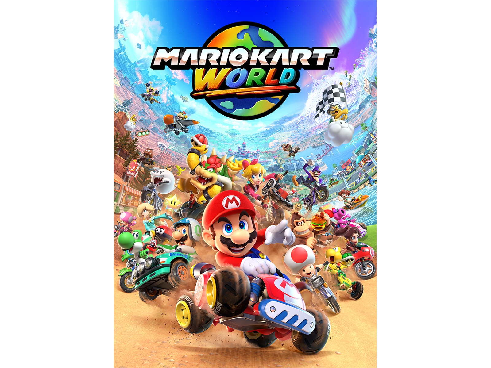Mario Kart World Spill til Nintendo Switch