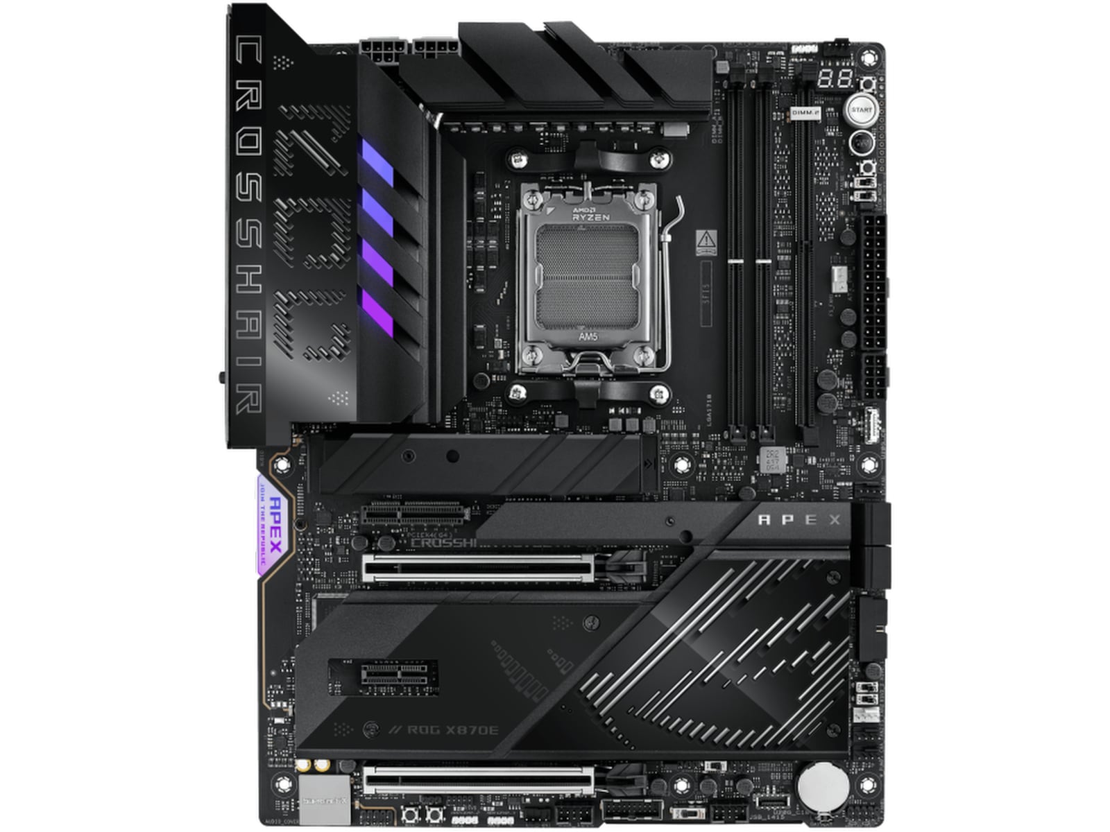 ASUS ROG CROSSHAIR X870E APEX Hovedkort AMD Socket